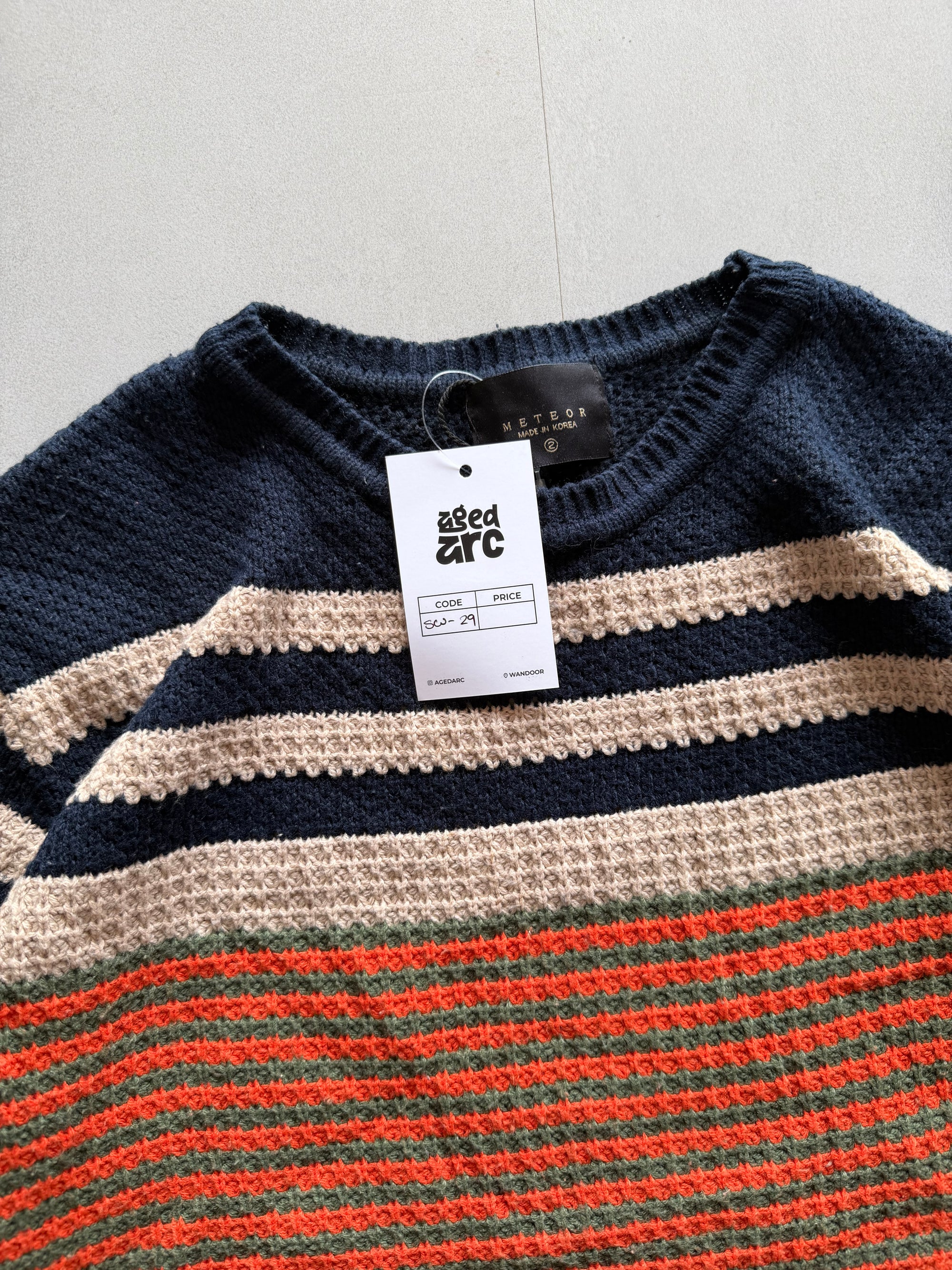 METEOR KNIT SWEATER SW29 - M
