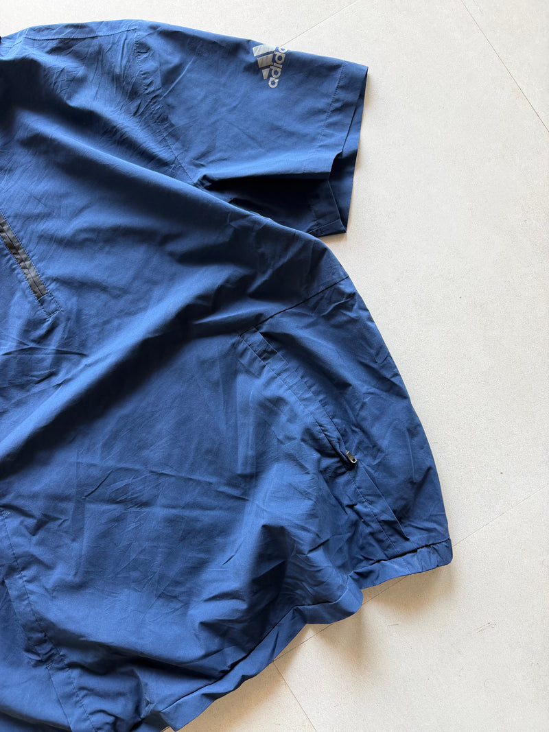 ADIDAS SHORT SLEEVE QUARTER ZIP JACKET - XL