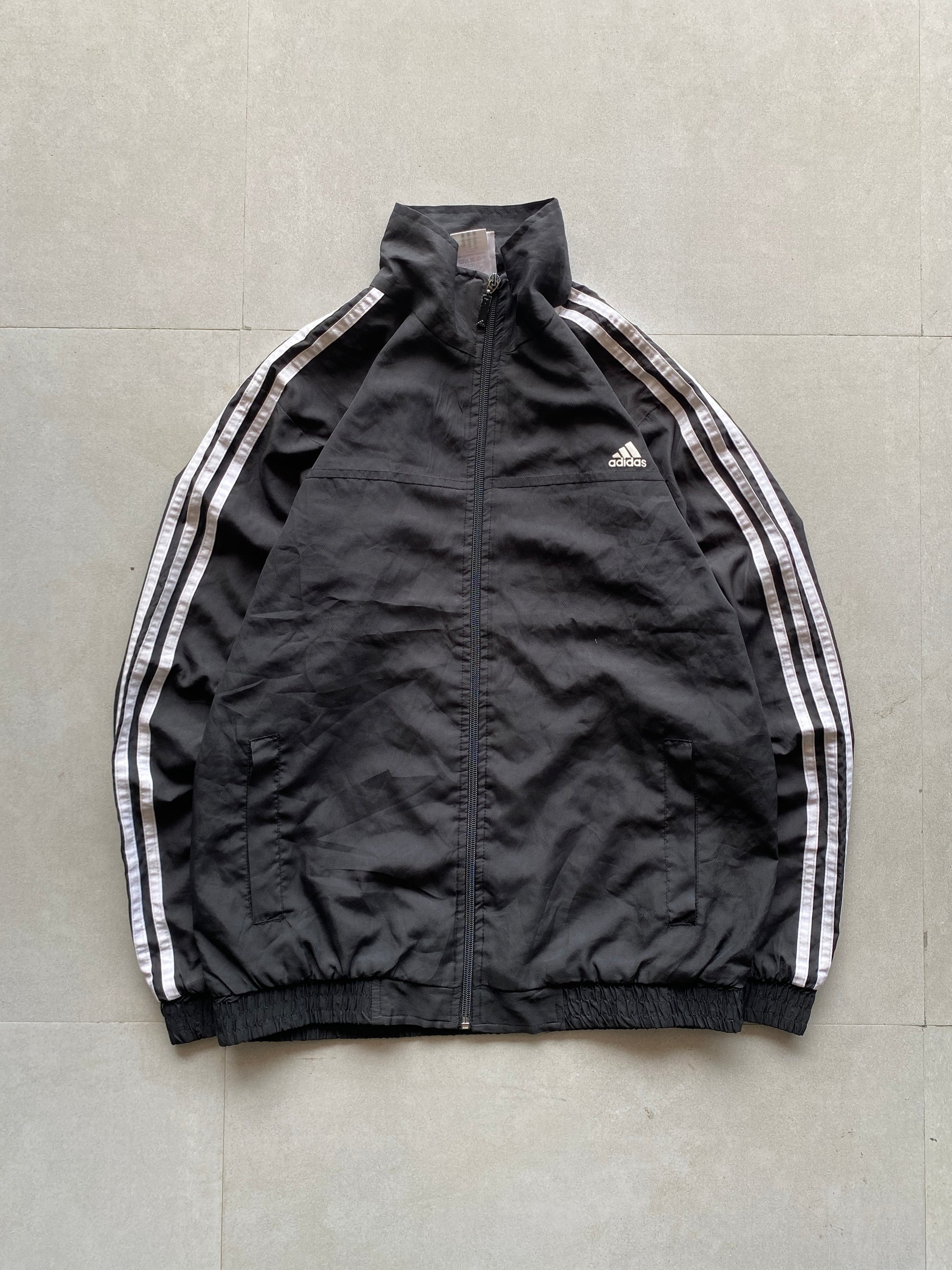 ADIDAS STRIPED JACKET - L