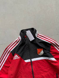 ADIDAS RED STRIPED JACKET - L