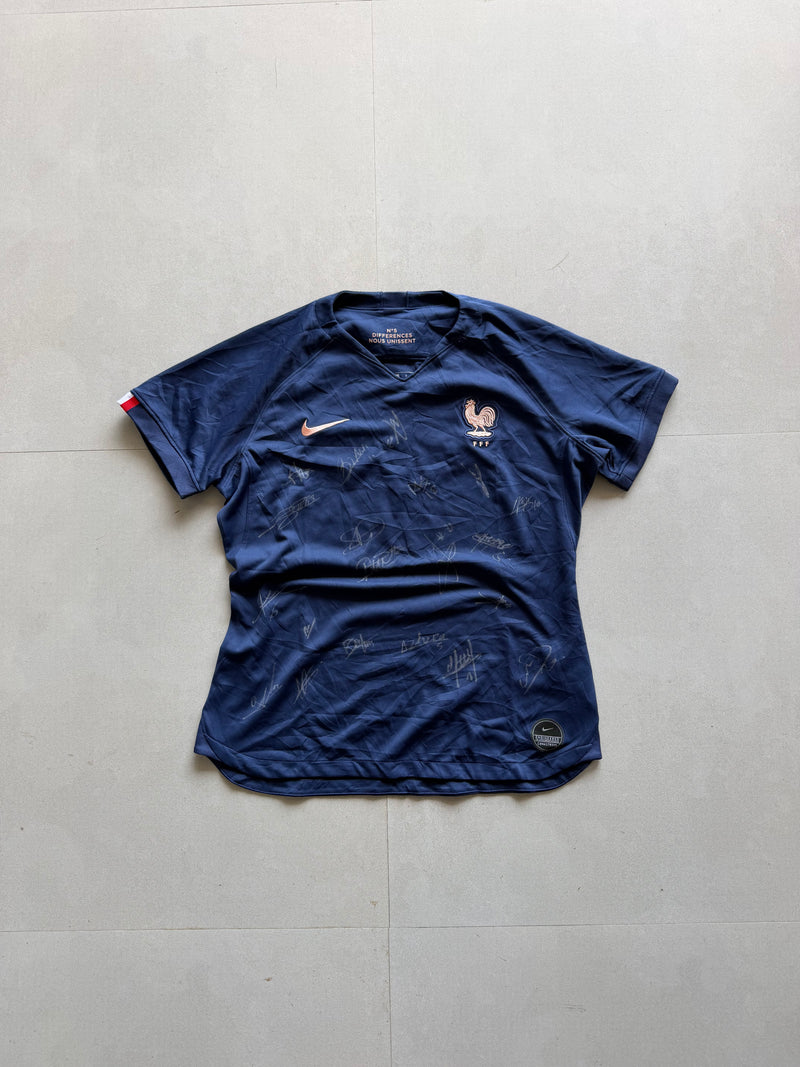 2019 NIKE FRANCE SIGNED JERSEY - S