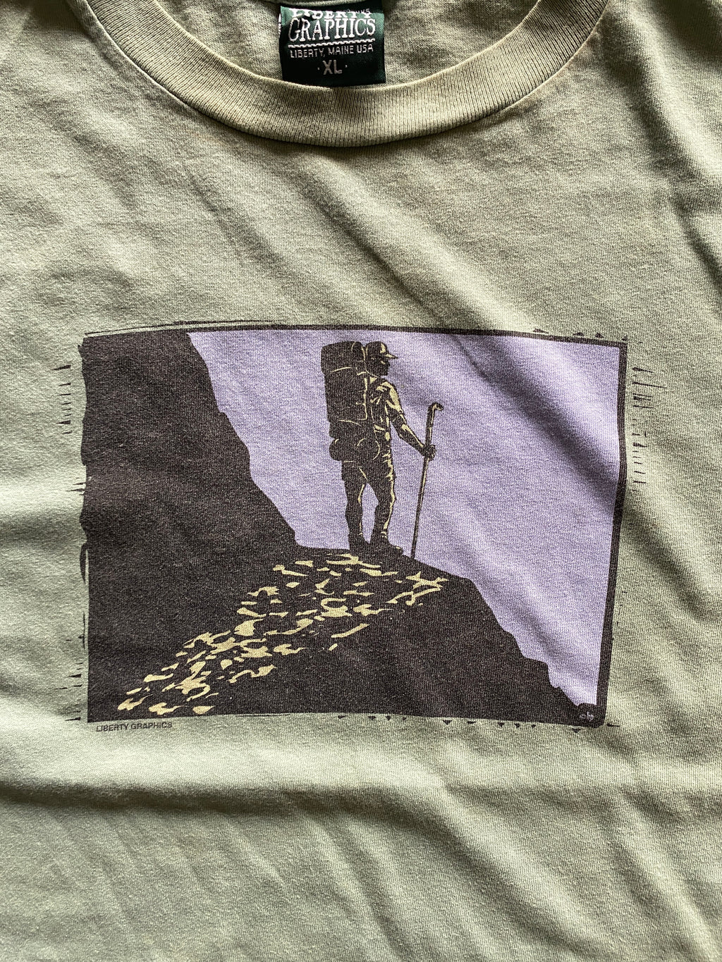 90s LIBERTY GRAPHICS SINGLE STICH TEE - S