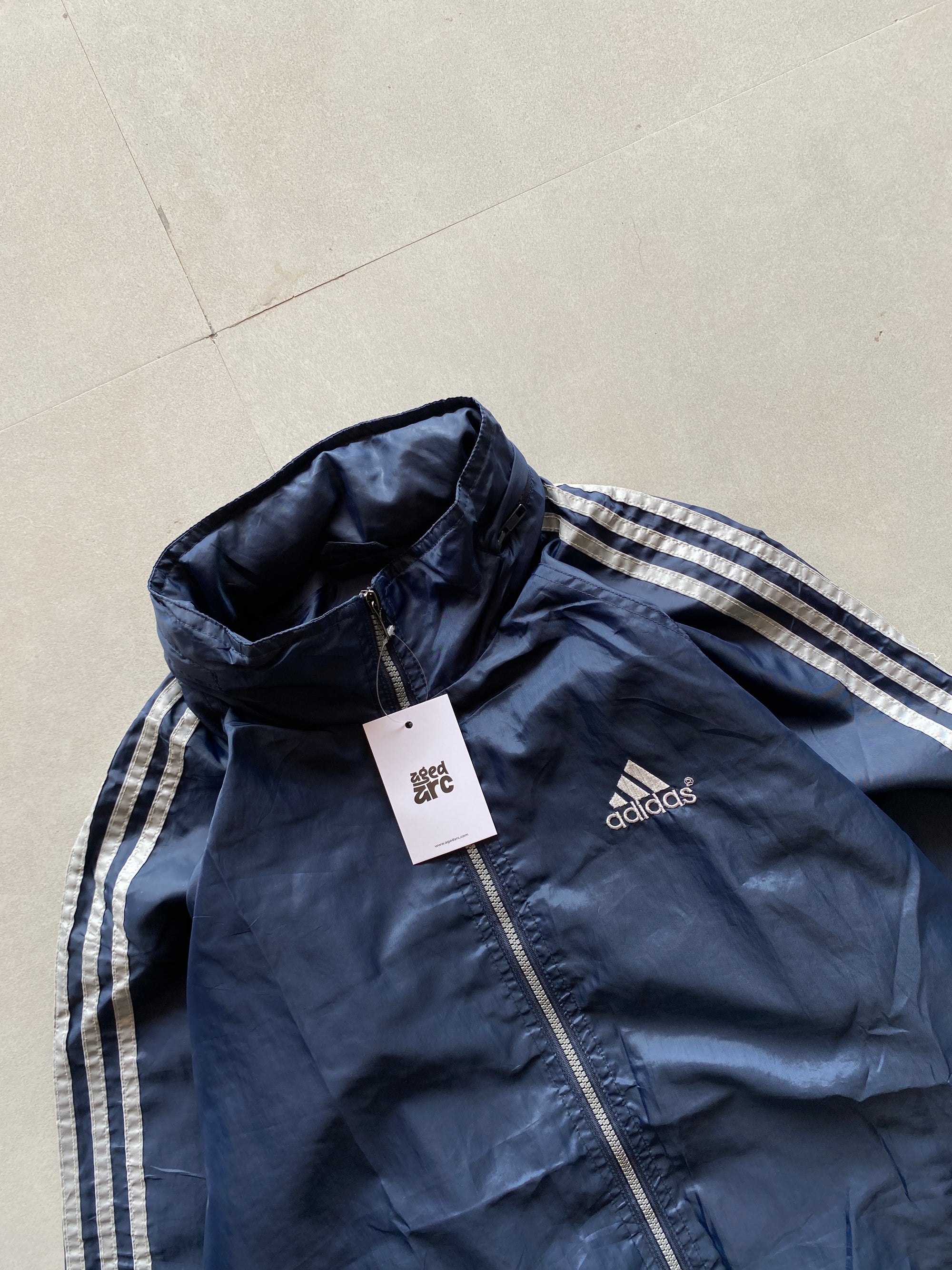 ADIDAS STRIPED JACKET - XL