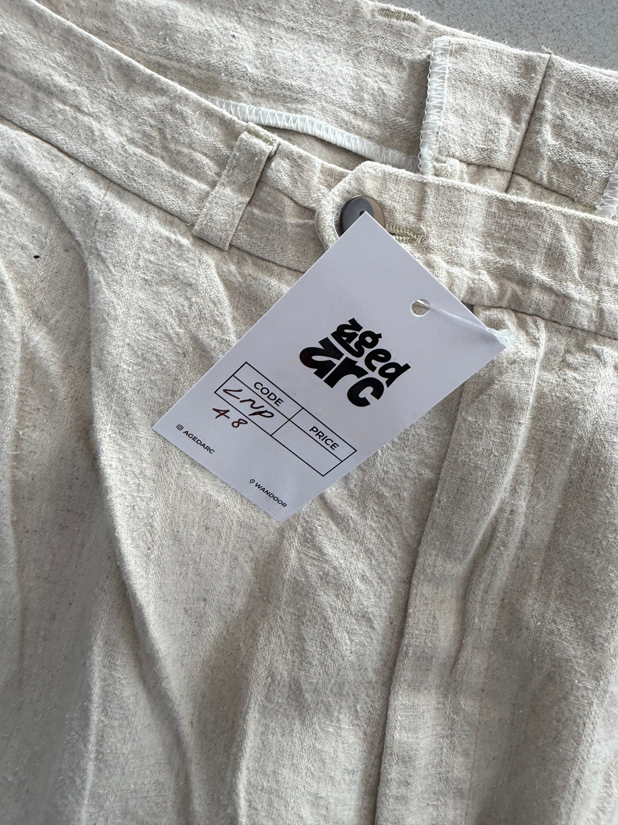 BAGGY LEG LINEN PANT LNP48 - L