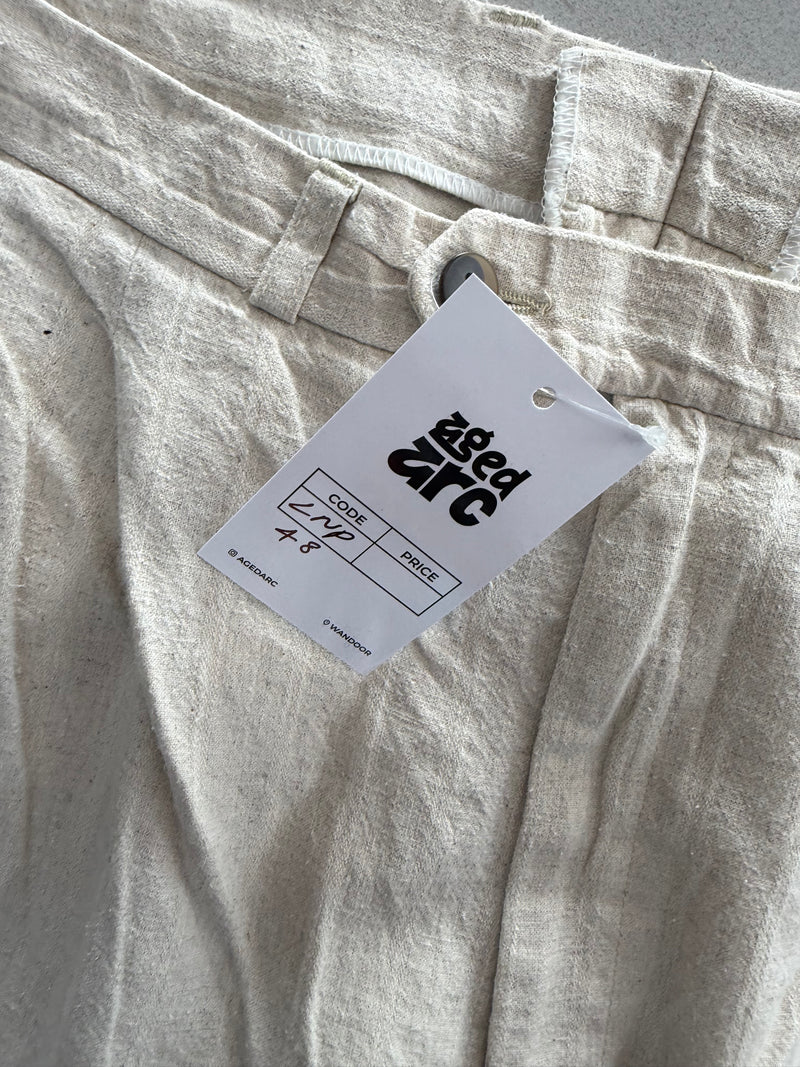 BAGGY LEG LINEN PANT LNP48 - L
