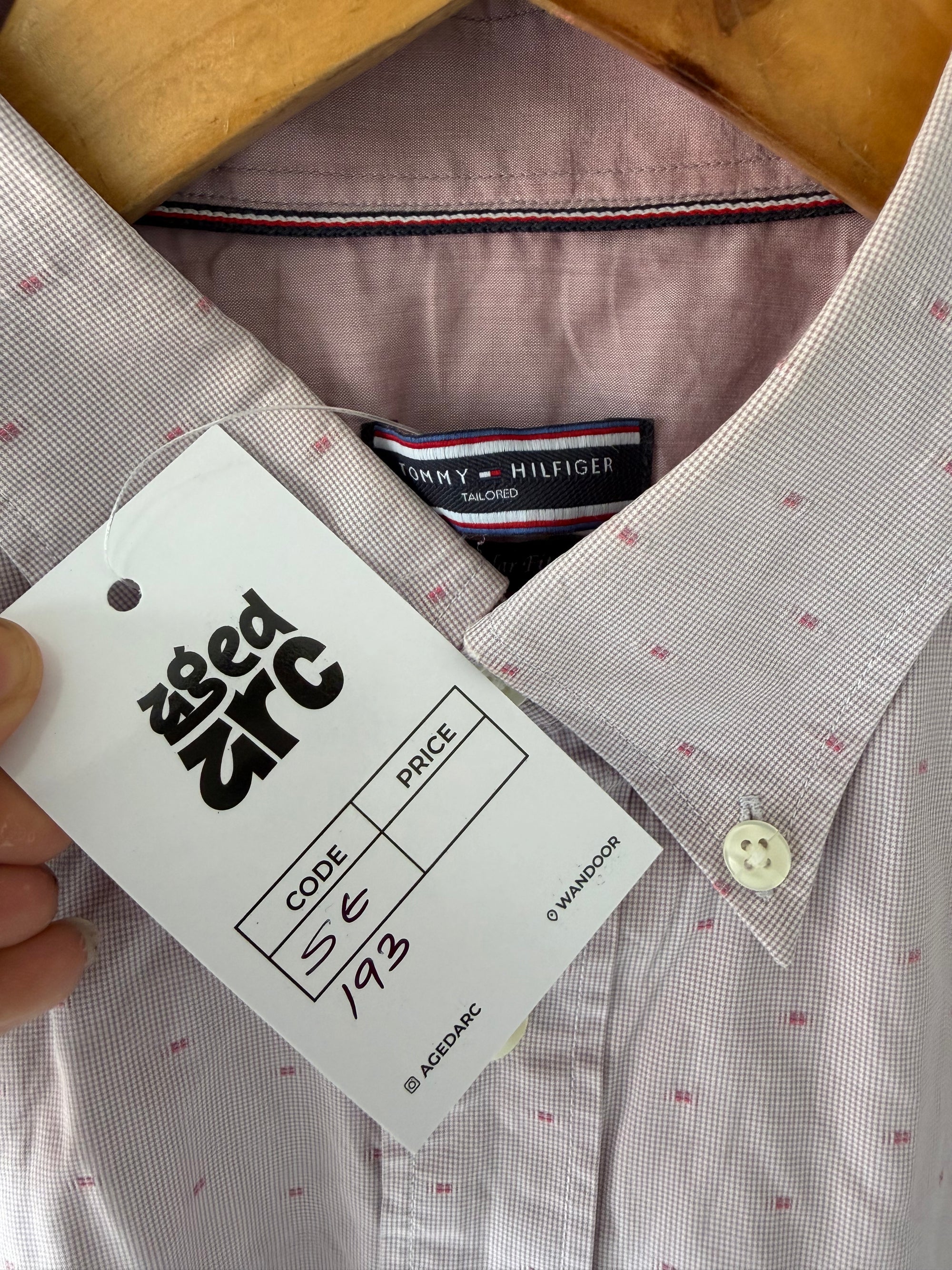 TOMMY HILFIGER PRINTED SHIRT ST193 - M