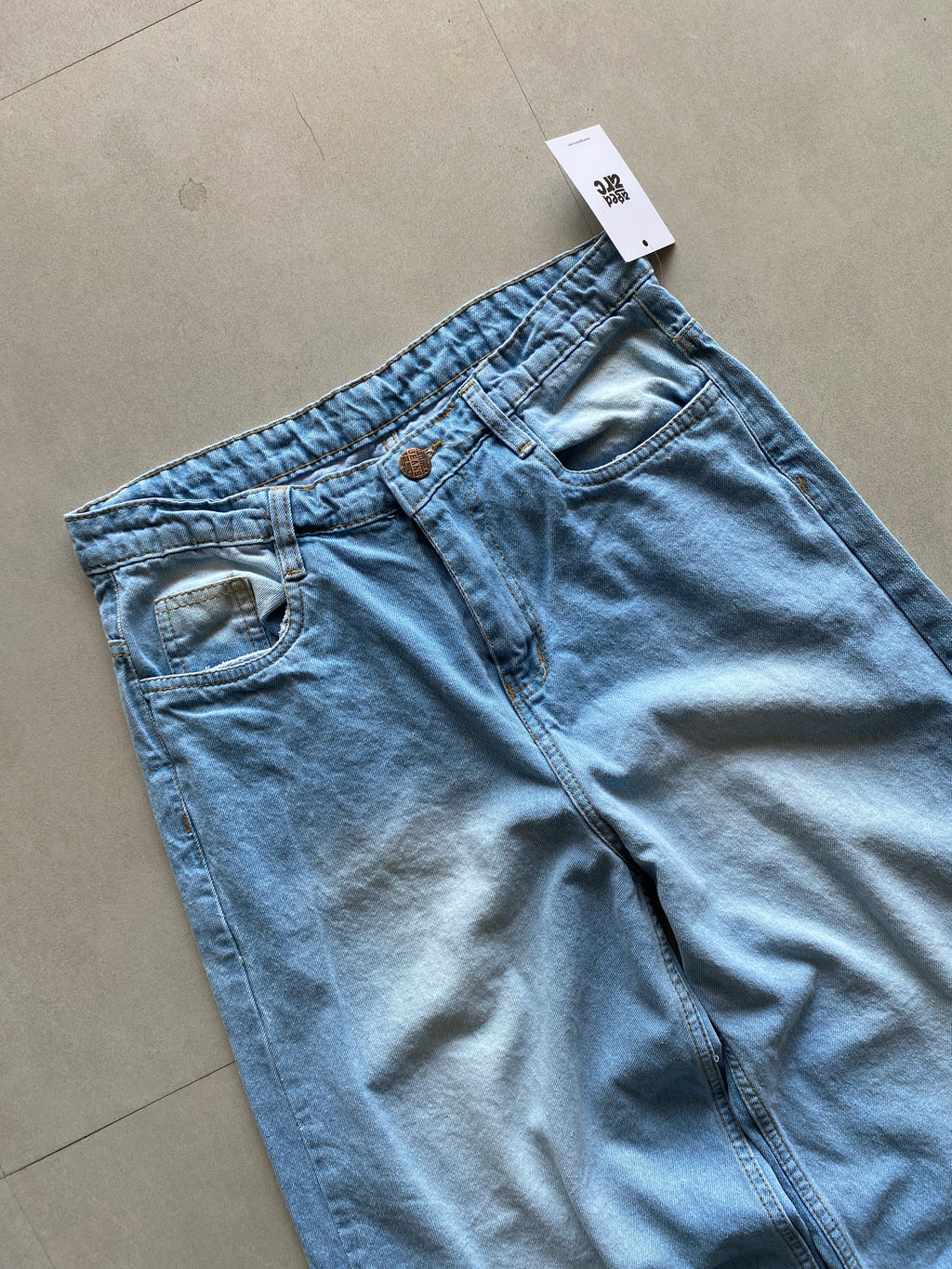 B27 BAGGY WIDE LEG DENIM - S