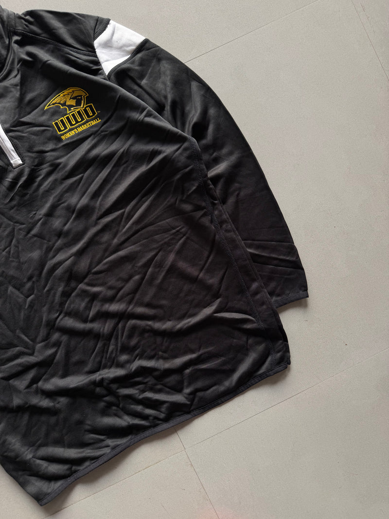 ADIDAD QUARTER ZIP JACKET - M