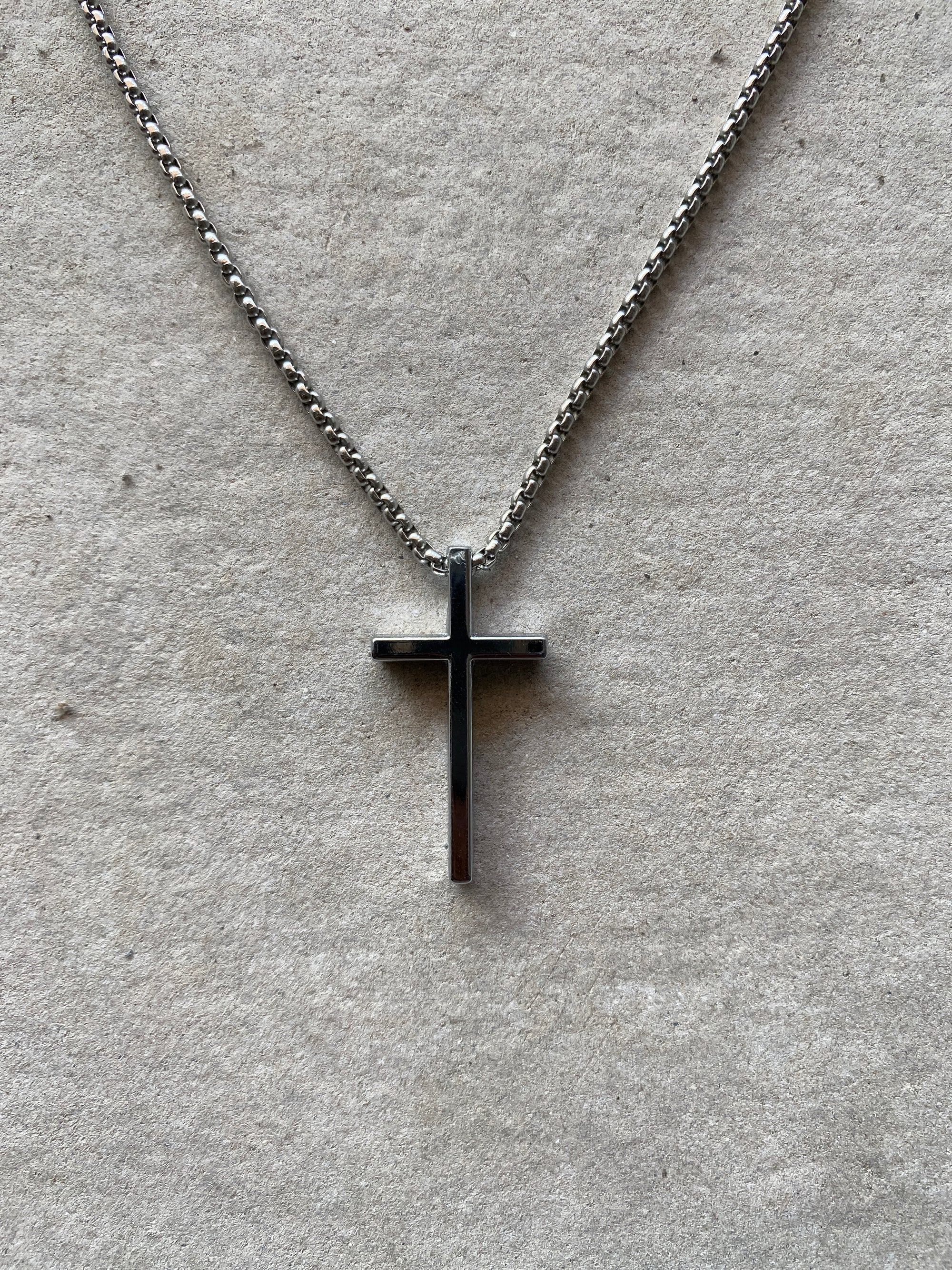 UNISEX CROSS LOCKET CHAIN