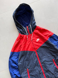 VINTAGE NIKE HOODED JACKET - M