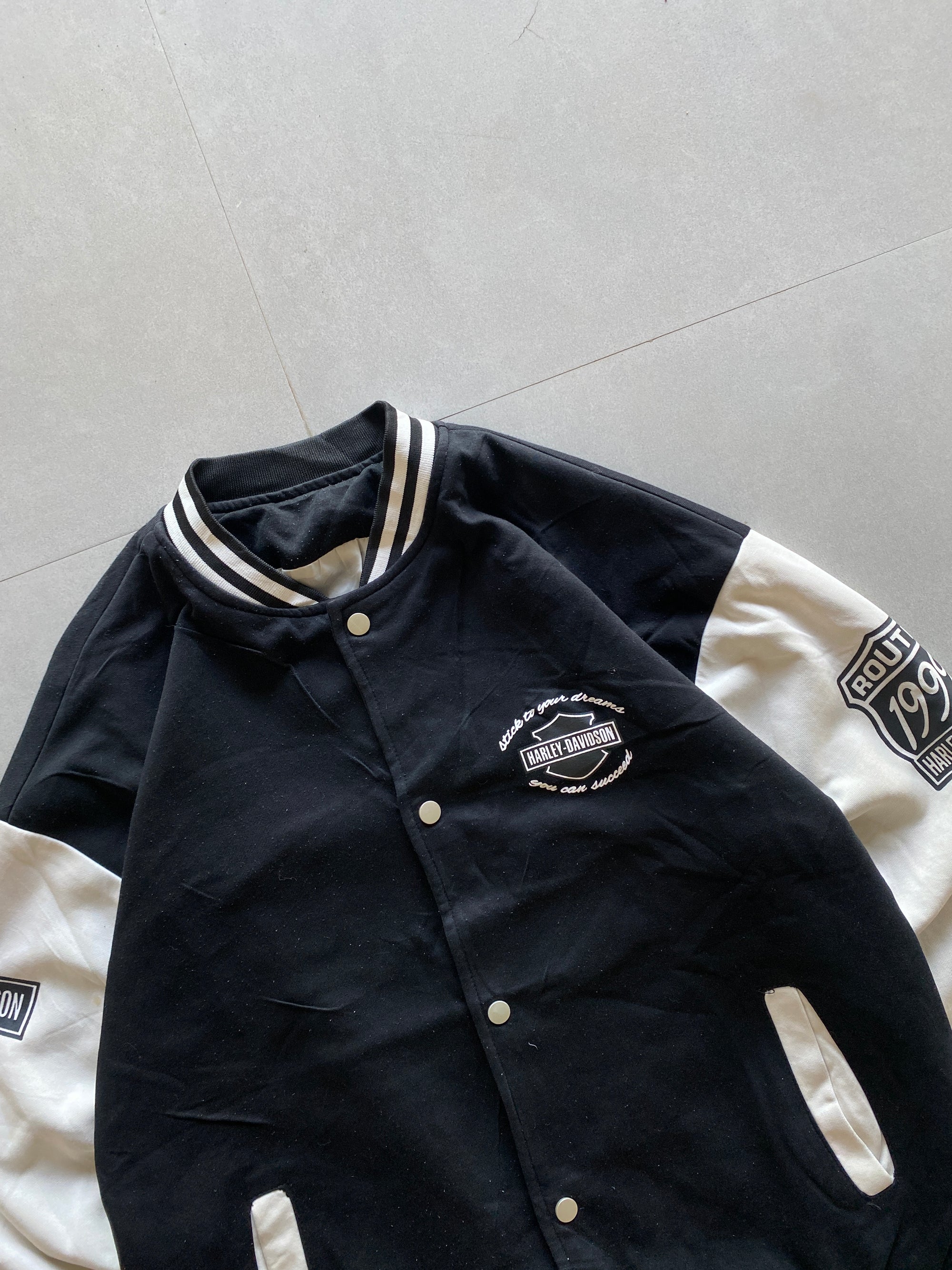 HARLEY DAVIDSON VARSITY JACKET (bootleg) - XL