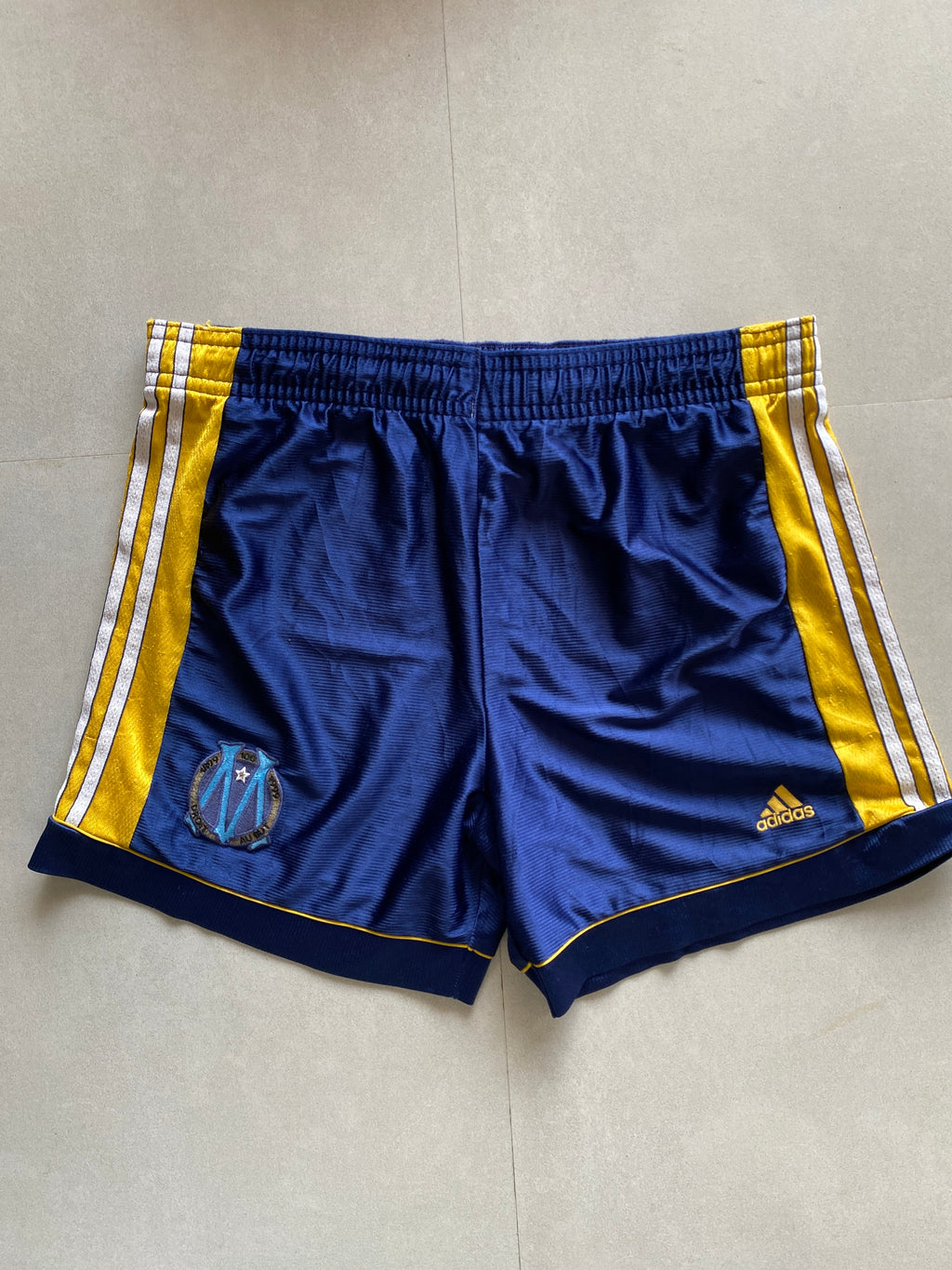 1998 ADIDAS OLIMPIQUE MARSELLIE SHORTS - L