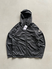 ADIDAS CAMOU HOODED JACKET - M