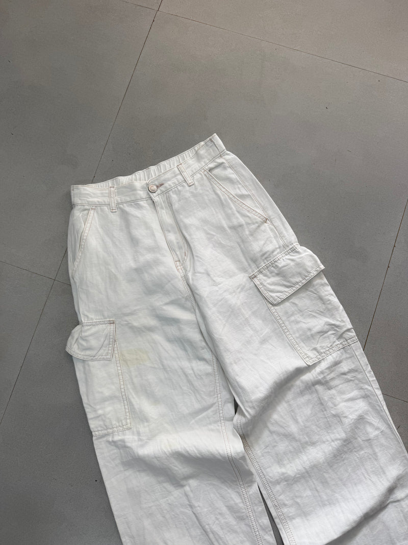WIDE LEG LINEN PANT LNP41 - S