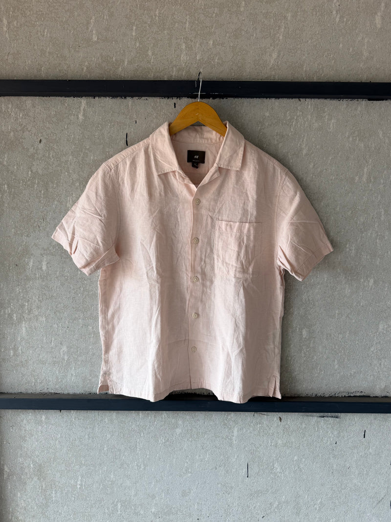 H&M LINEN SHIRT SLN106 - M