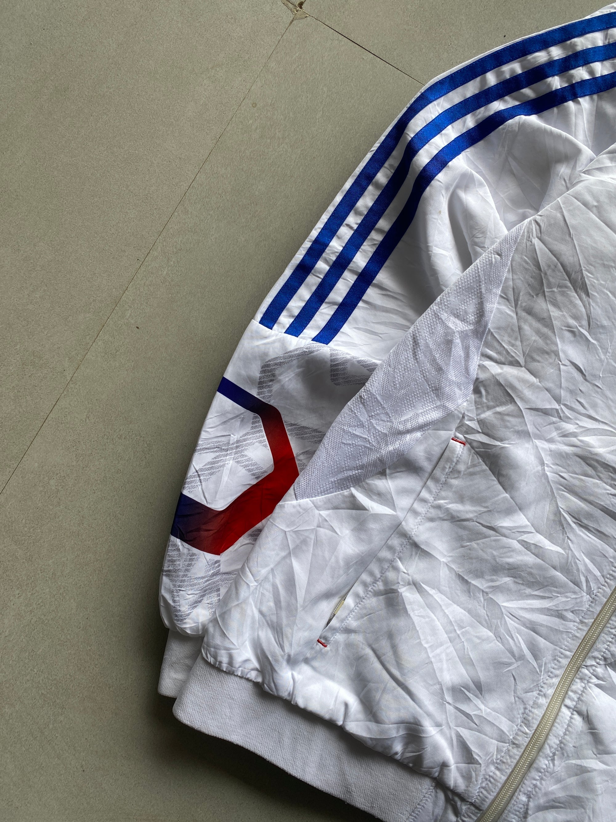 ADIDAS STRIPED FRANCE JACKET- M