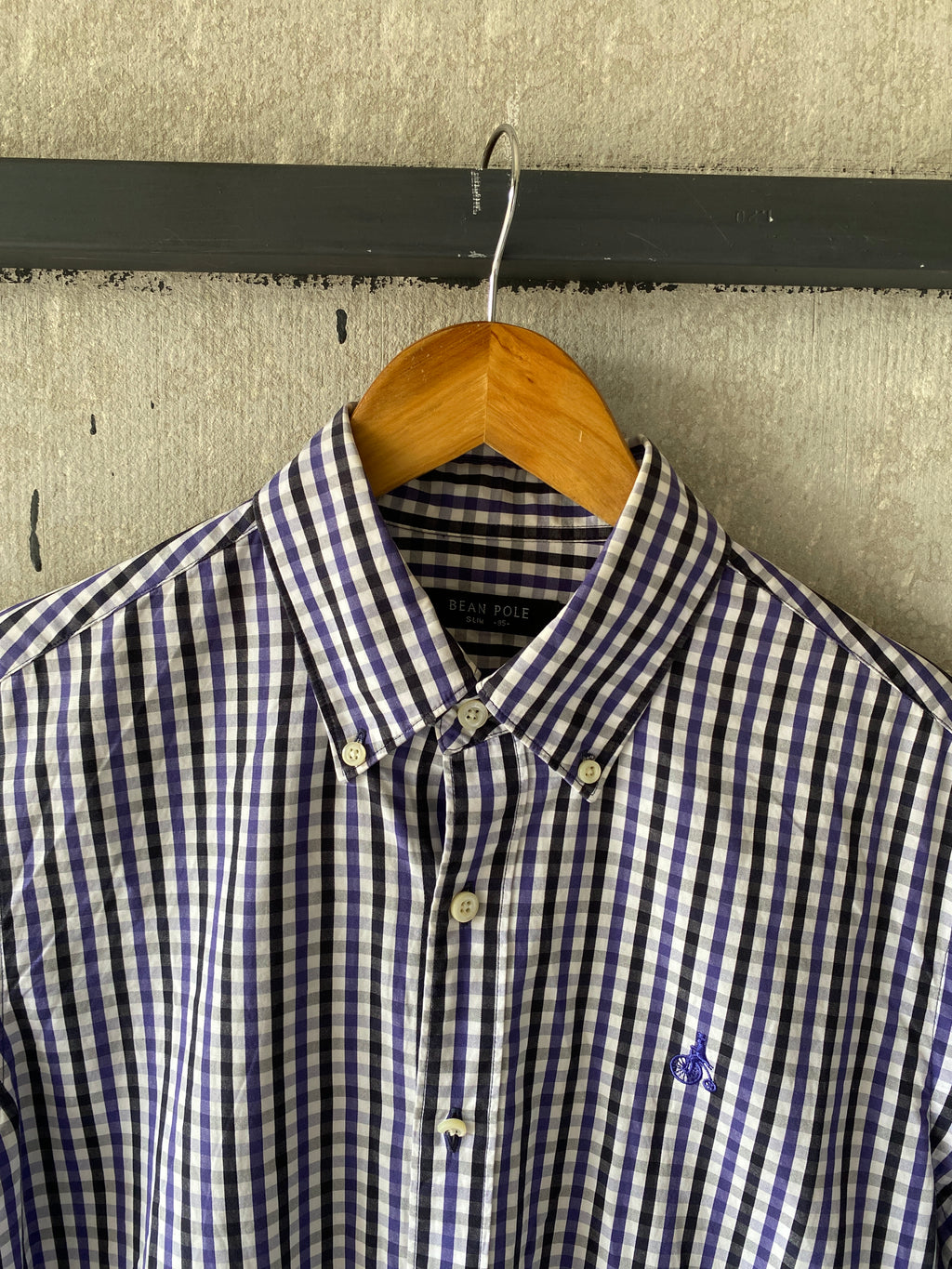 BEAN POLE CHECKERD SHIRT - S