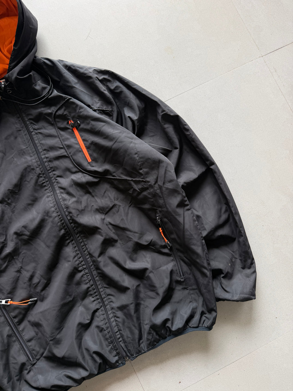 OFF WHITE HOODED JACKET (BOOTLEG) - M