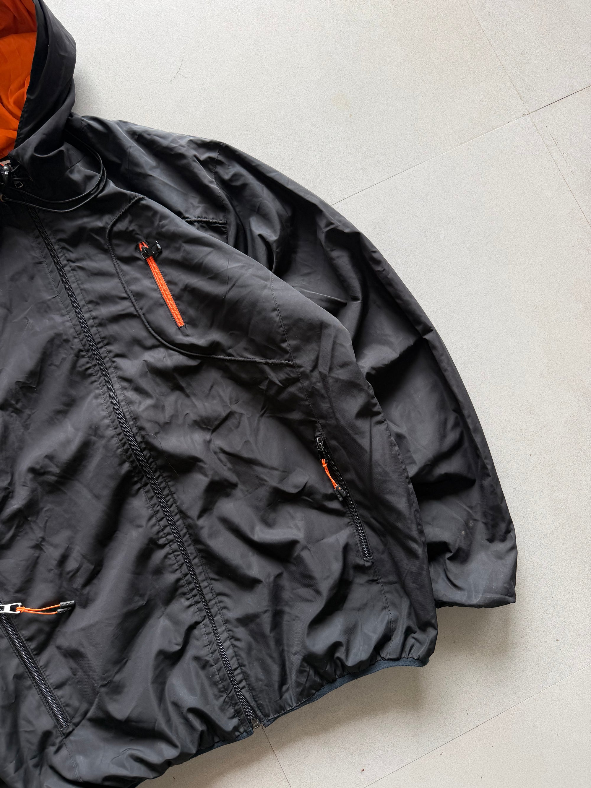 OFF WHITE HOODED JACKET (BOOTLEG) - M