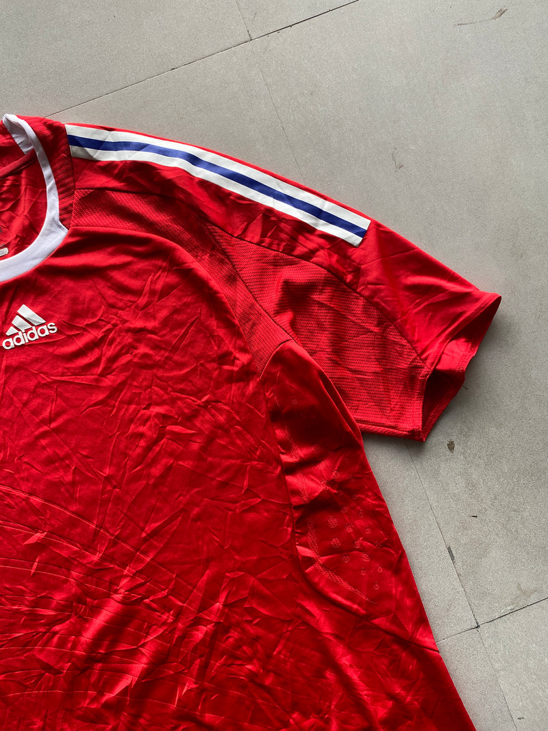 ADIDAS CENTER LOGO DRI-FIT TEE - L