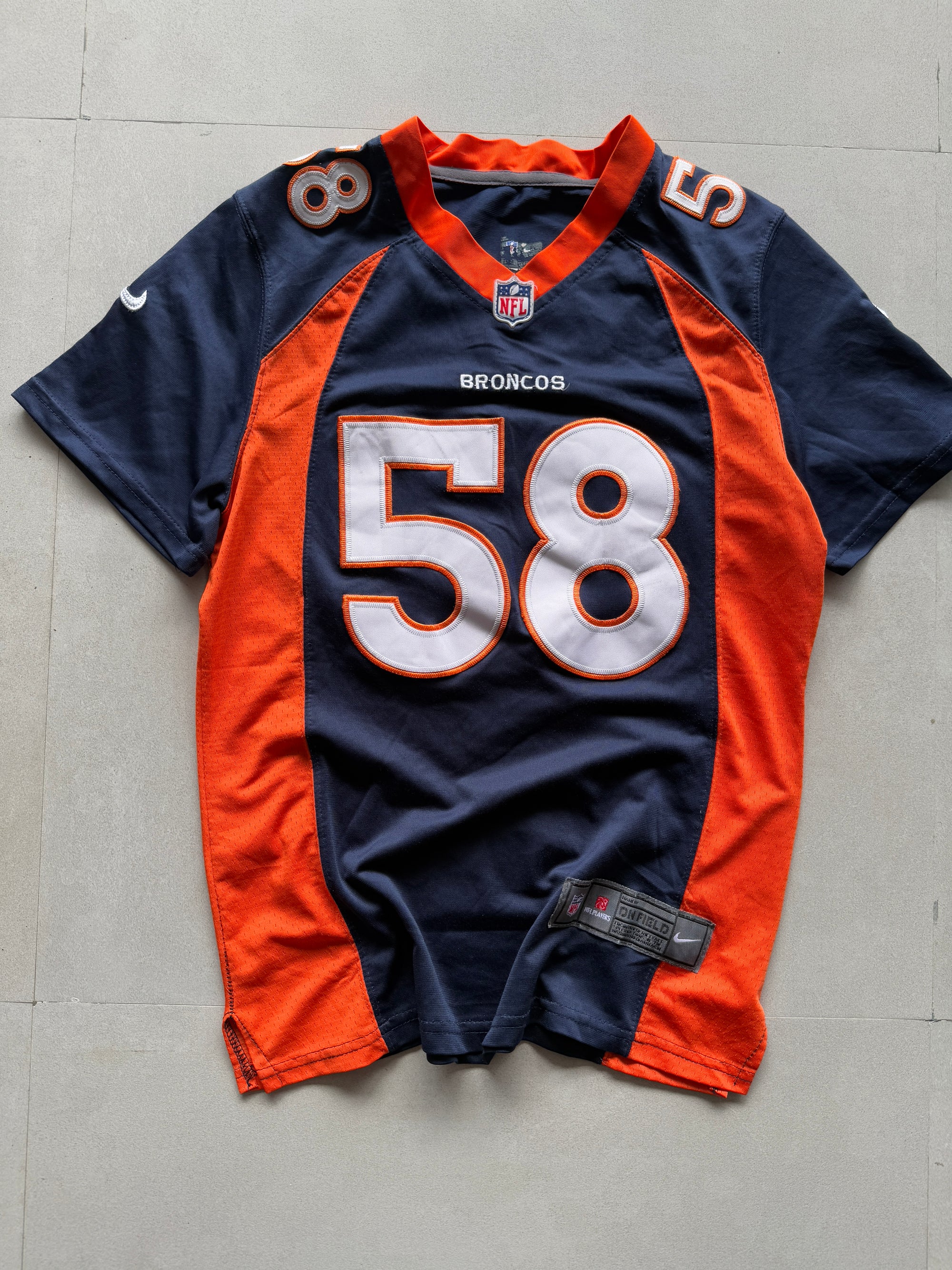 VINTAGE NIKE NFL BRONCOS JERSEY - XS
