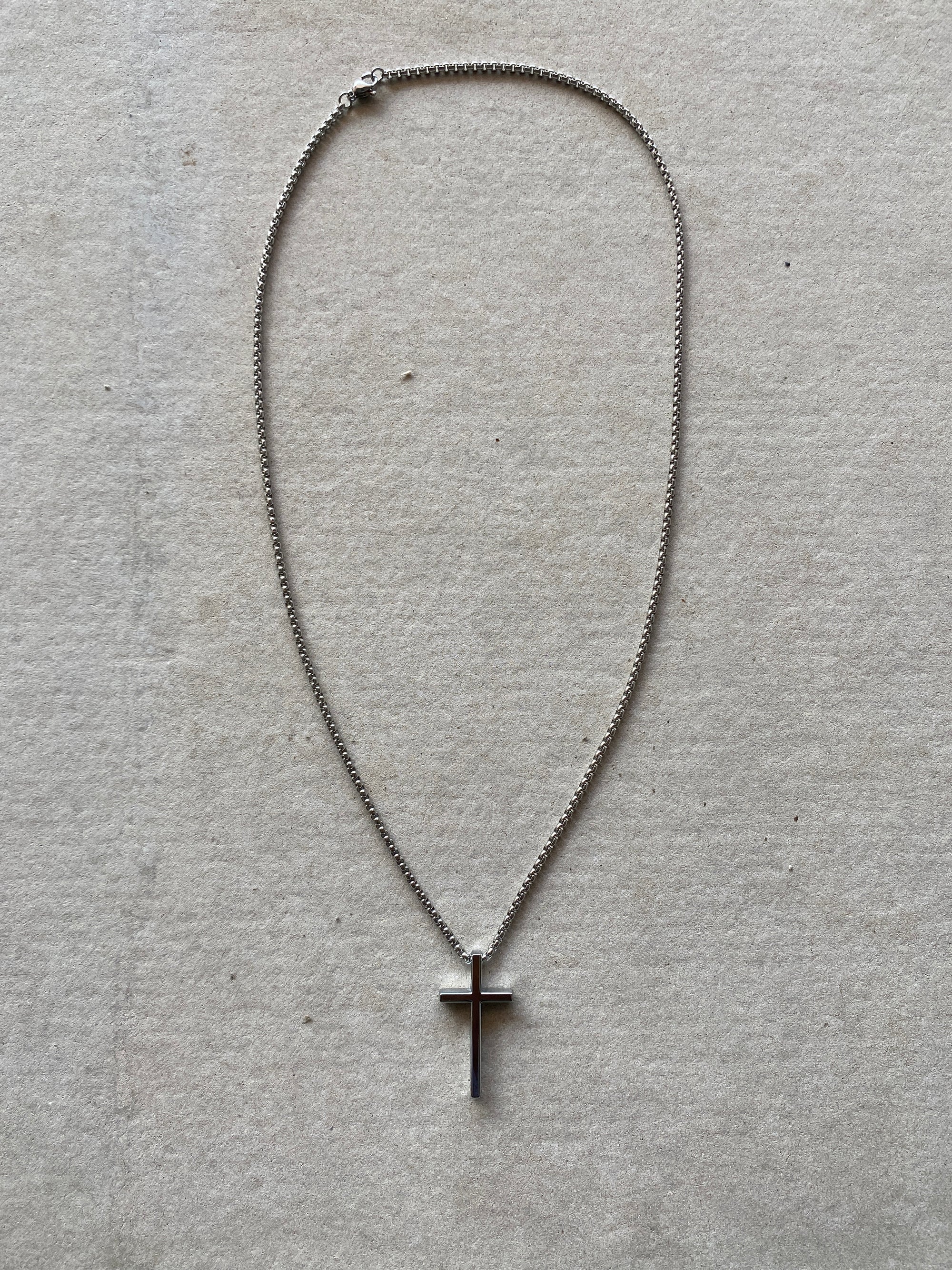 UNISEX CROSS LOCKET CHAIN