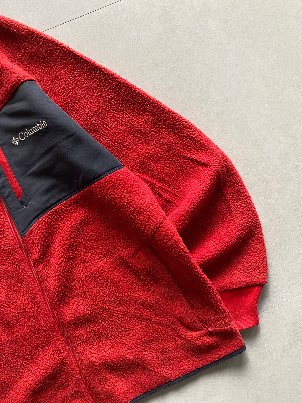 COLUMBIA ZIPPER FLEECE - L