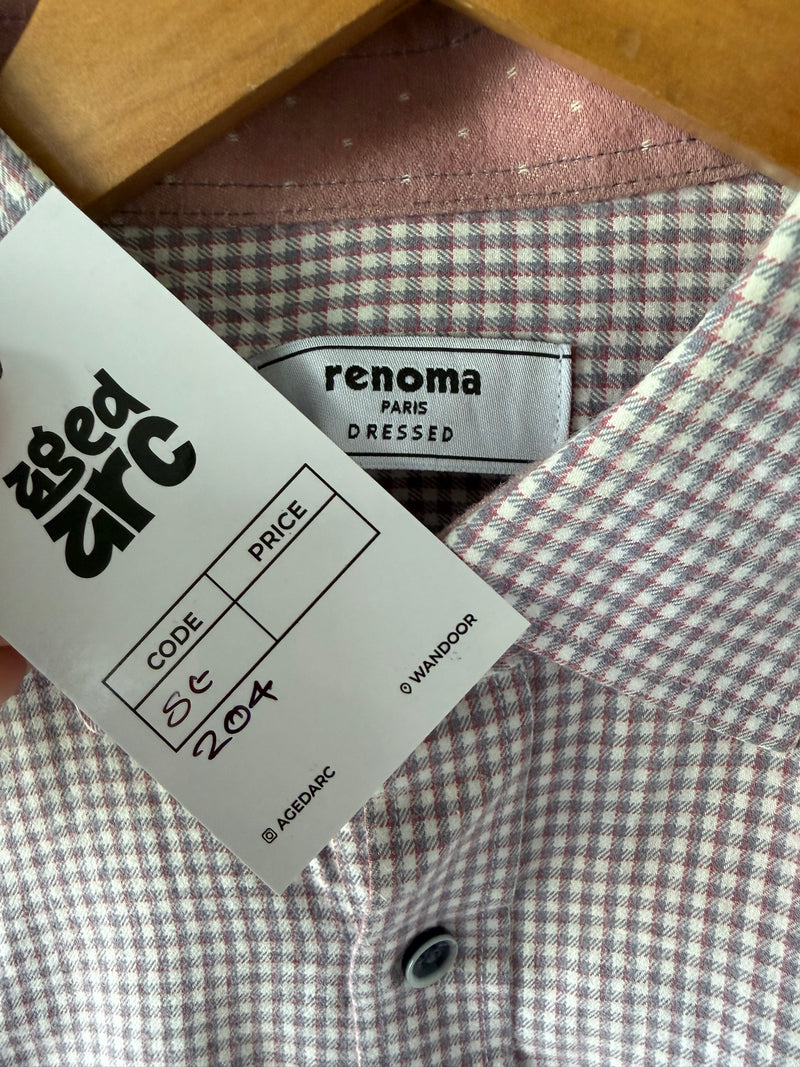 RENOMA CHCKERED SHIRT ST204 - L
