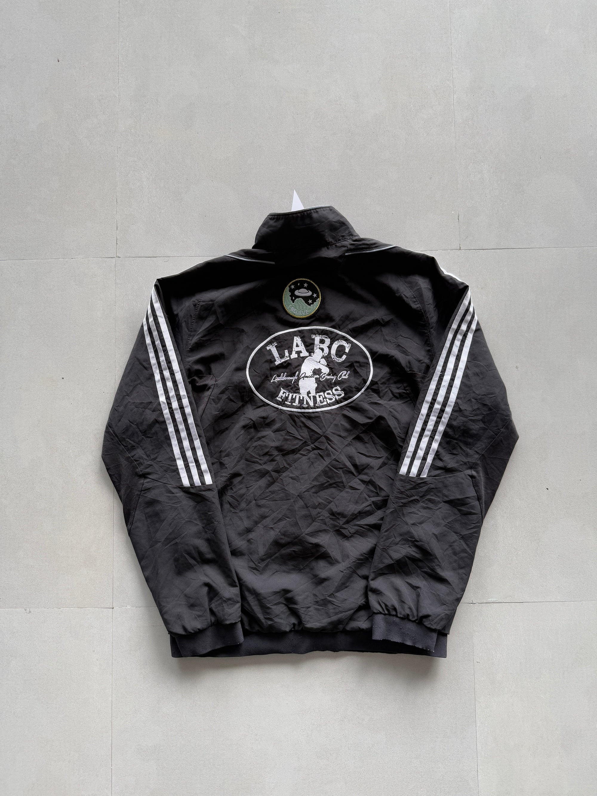 VINTAGE ADIDAS STRIPED JACKET - S