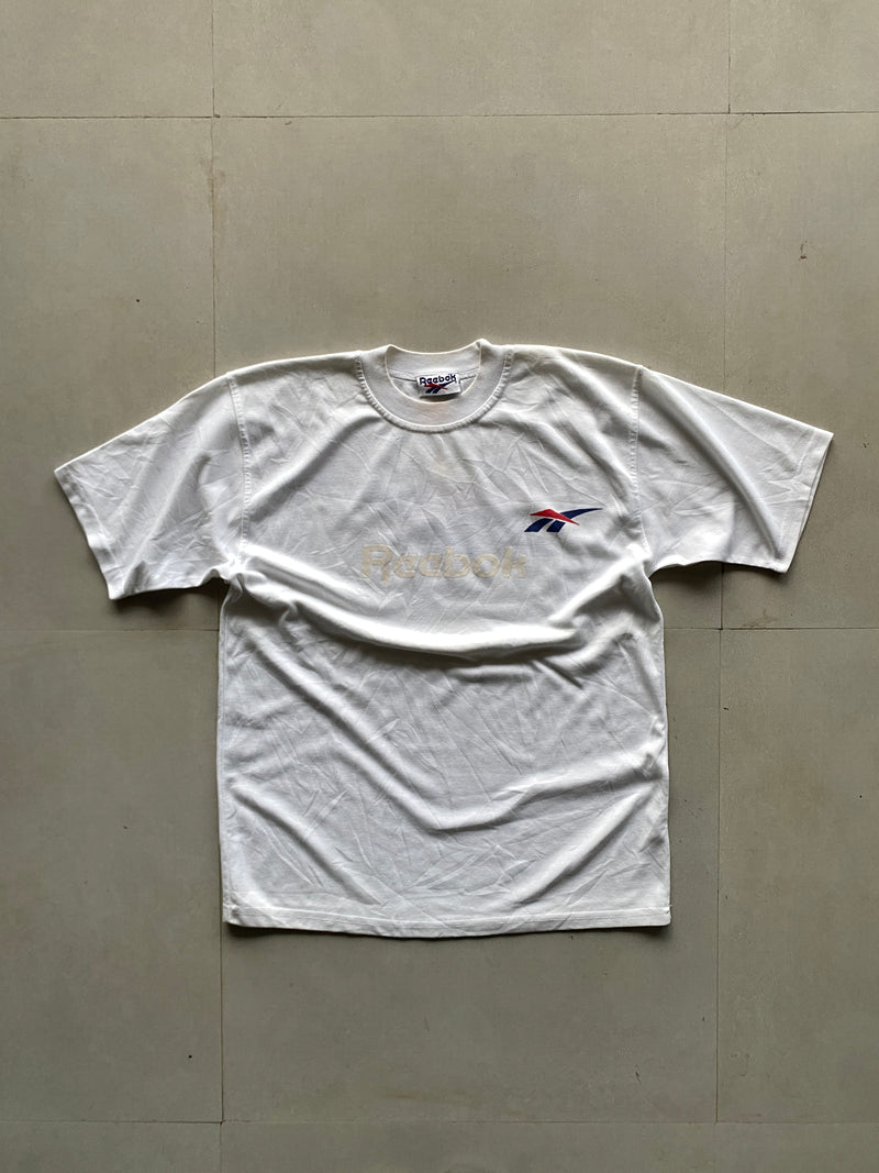 90s REEBOOK BIG LOGO TEE - M