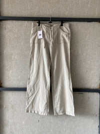 H&M LOGG BAGGY LINEN PANT - M