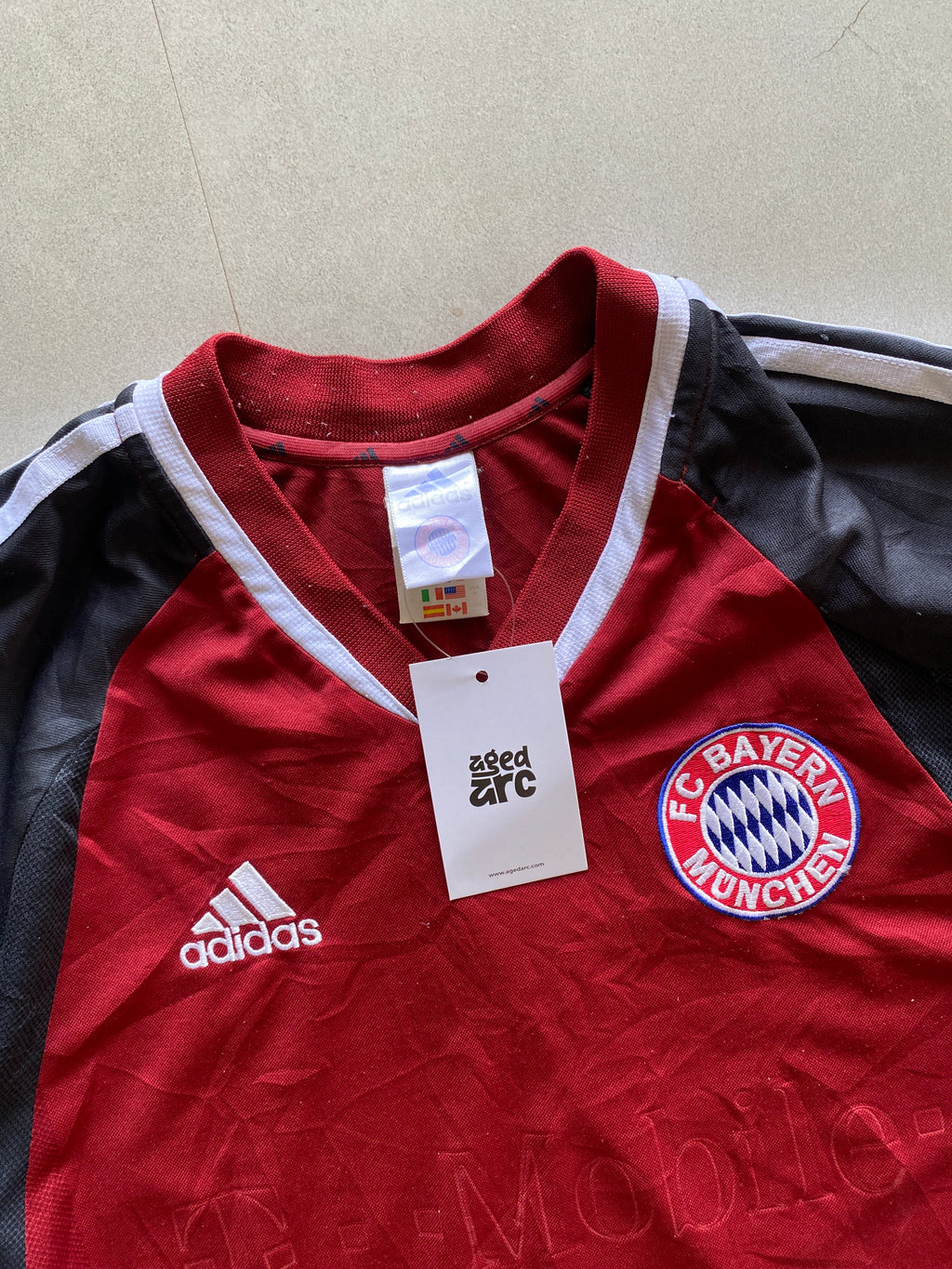 2002 ADIDAS BAYERN MUNCHEN JERSEY - L