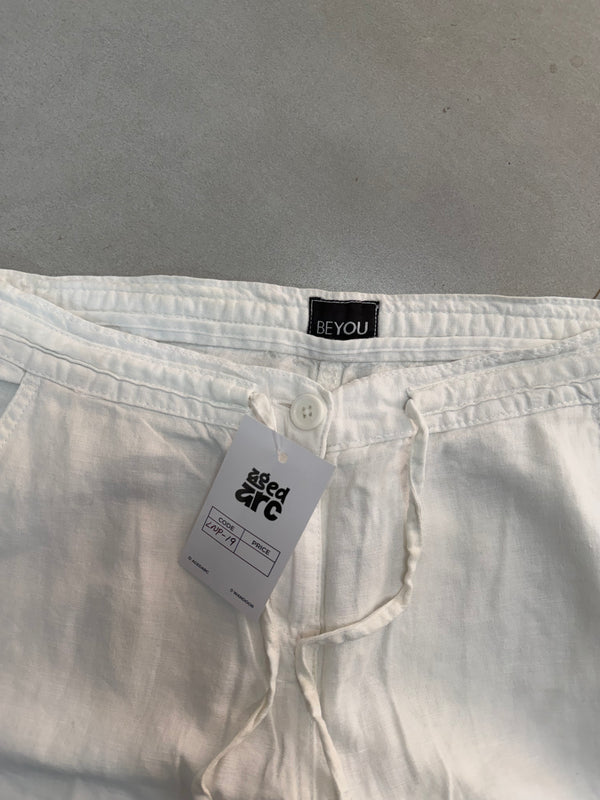 BE YOU BAGGY LINEN PANT -  S