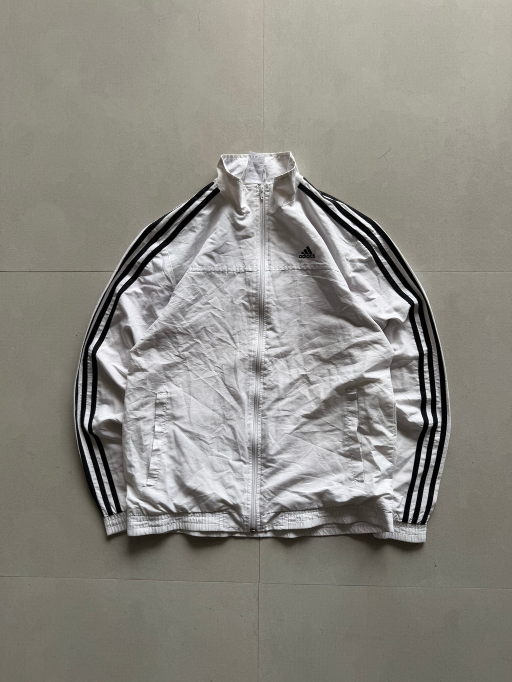 ADIDAS STRIPED JACKET - M