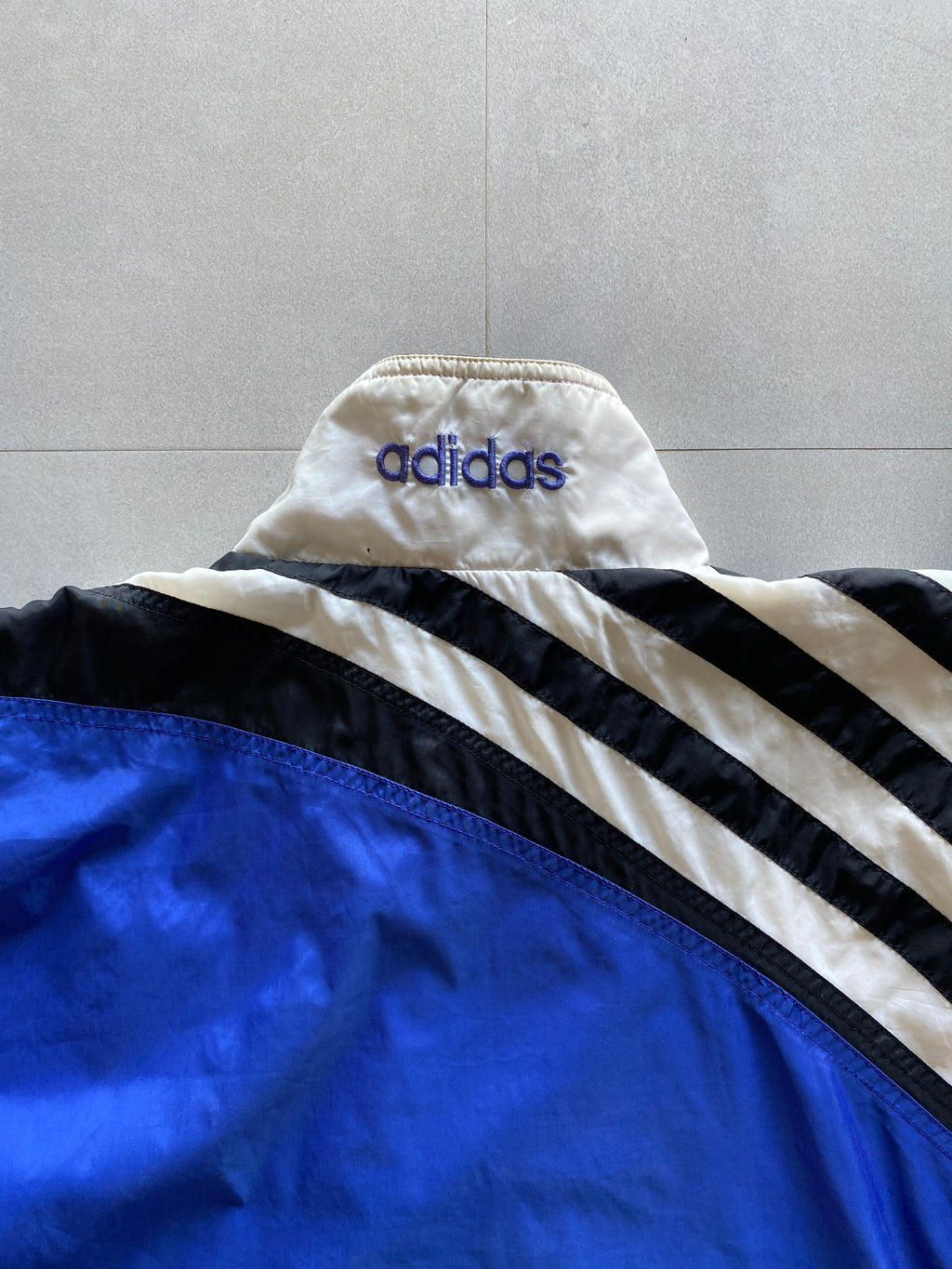 90s ADIDAS STRIP JACKET - XL