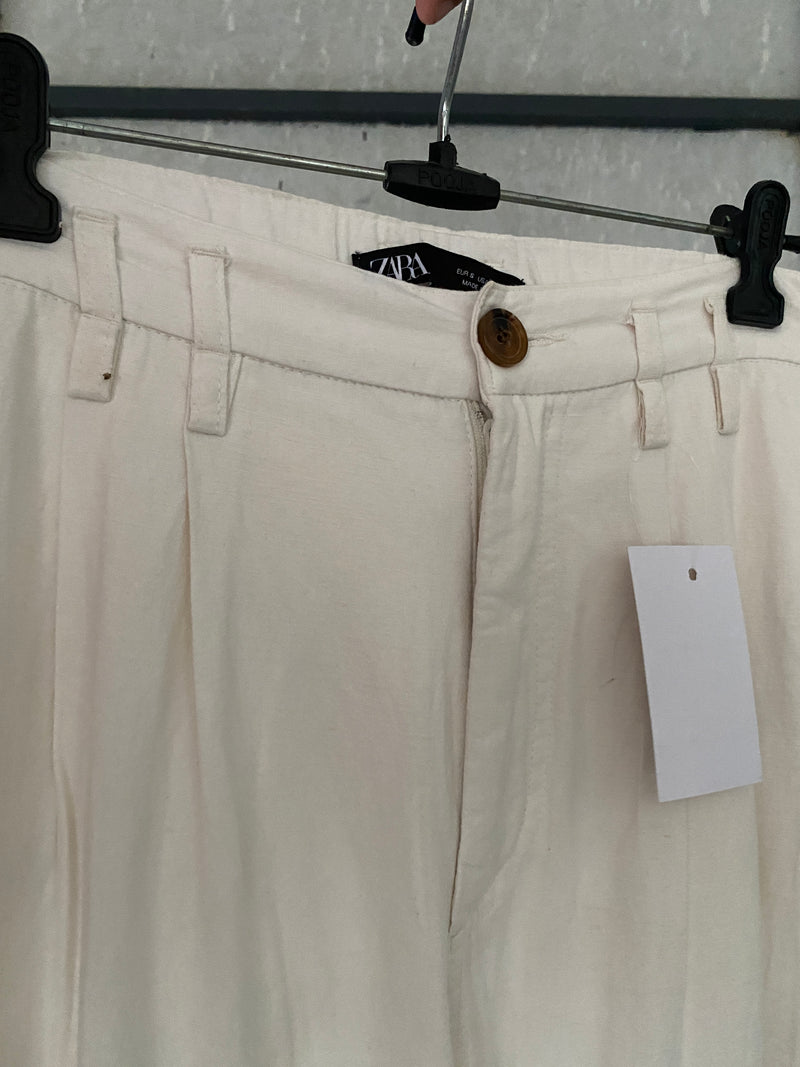 ZARA LINEN PANT - M