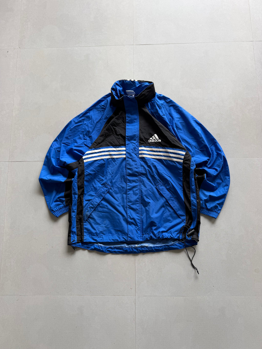 90S ADIDAS STRIPED JACKET - XL