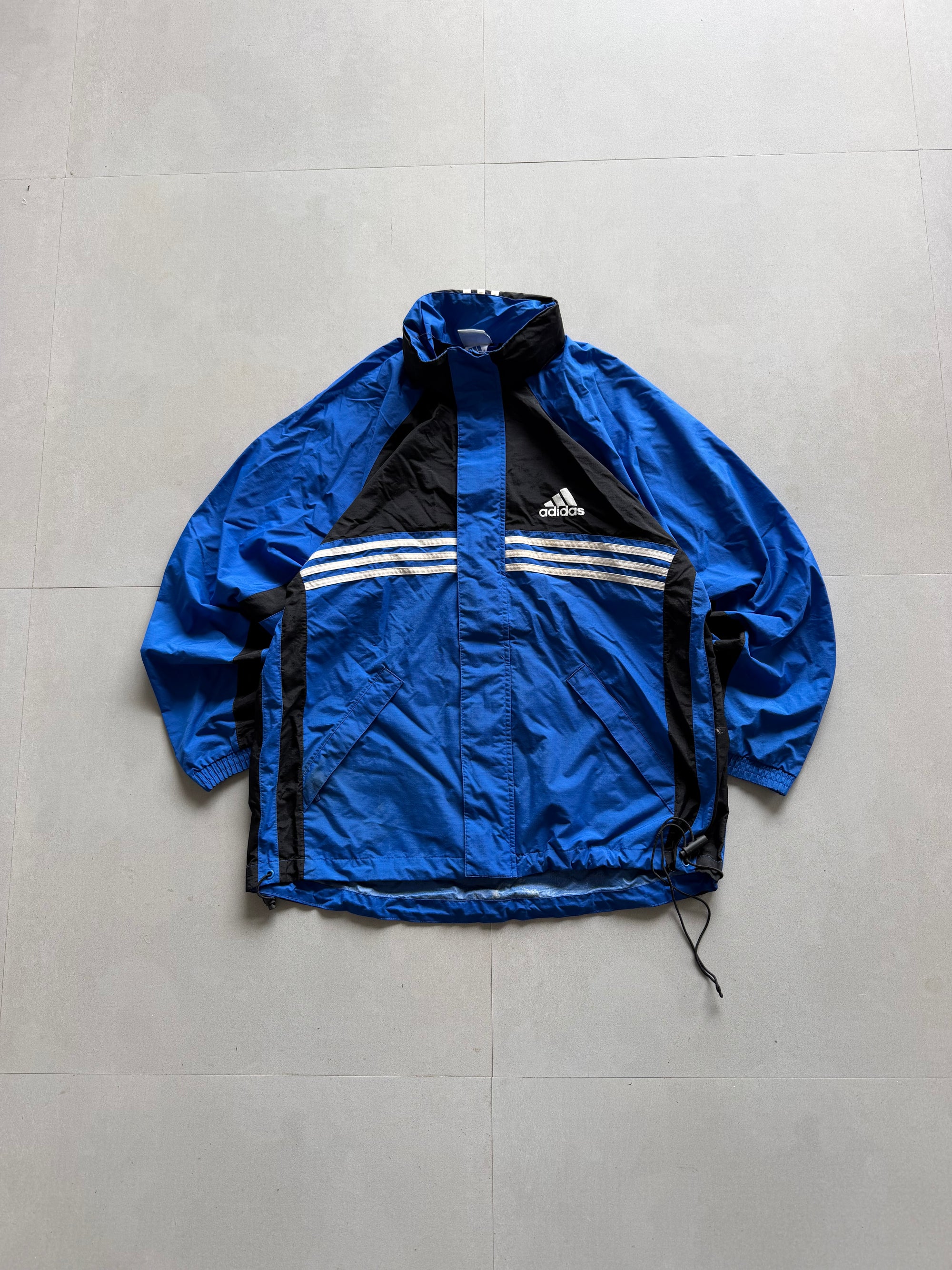 90S ADIDAS STRIPED JACKET - XL
