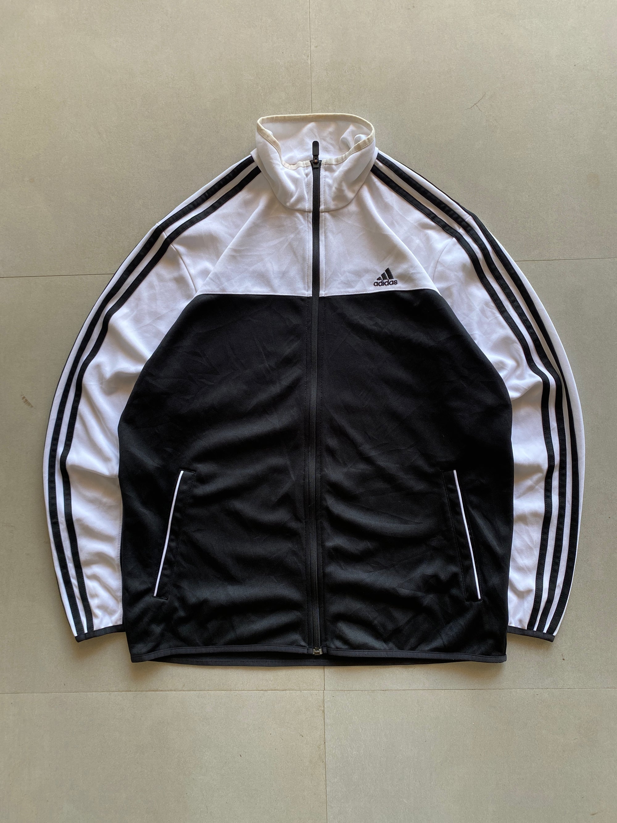 ADIDAS STRIPED JACKET - L