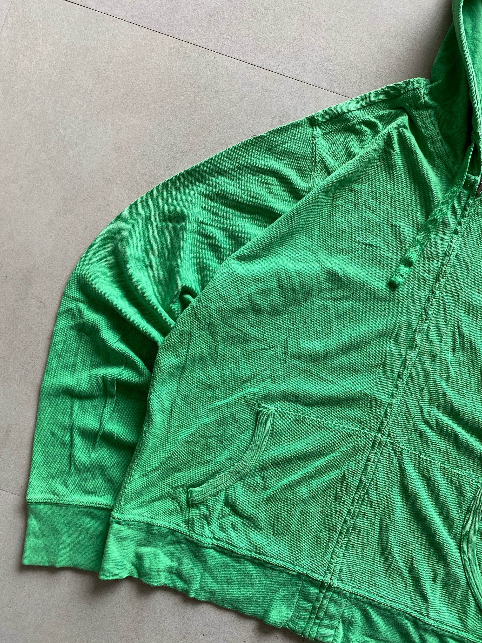 RALPH LAUREN HOODED ZIPPER - L