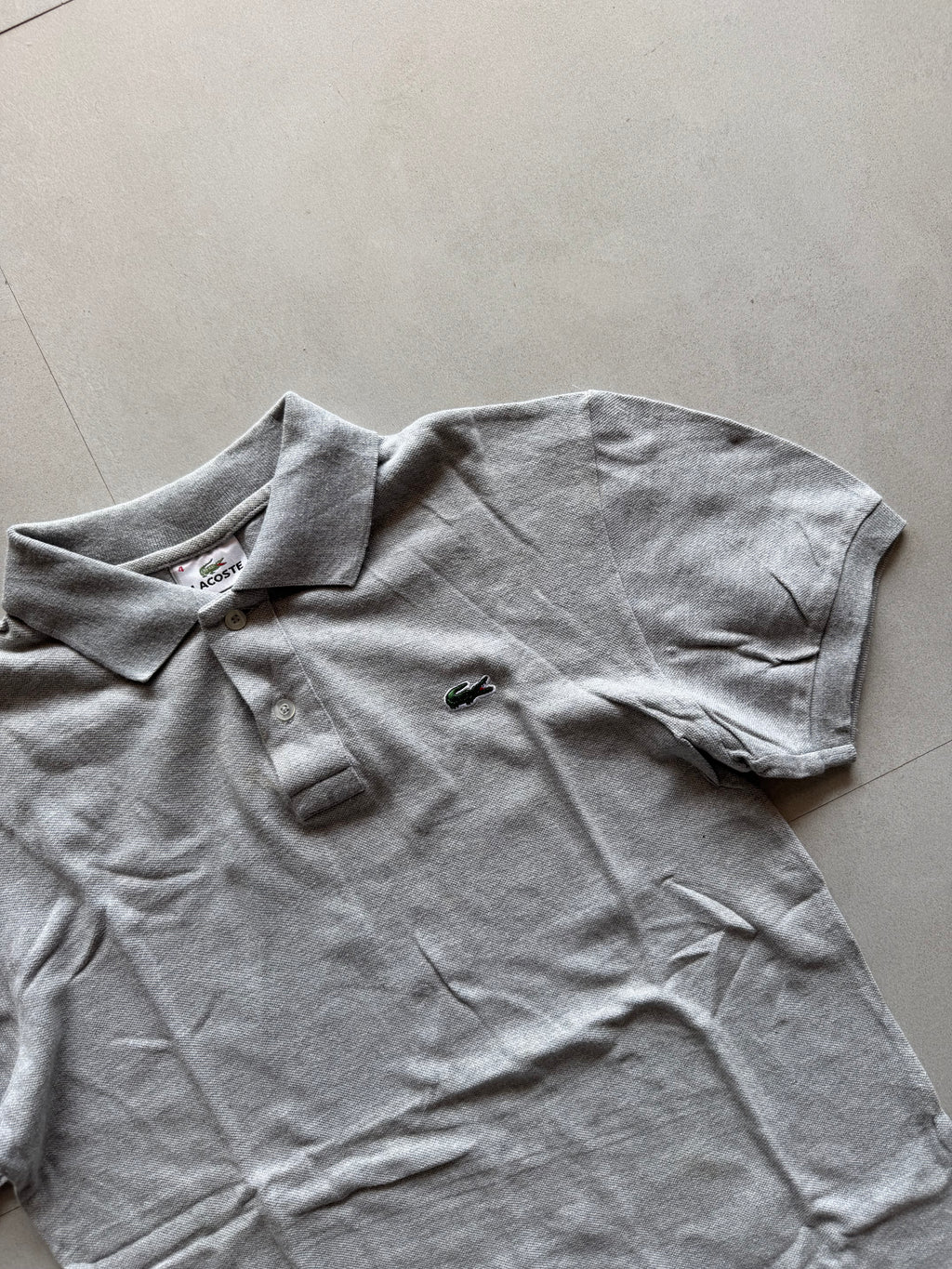 LACOSTE POLO TEE - XS
