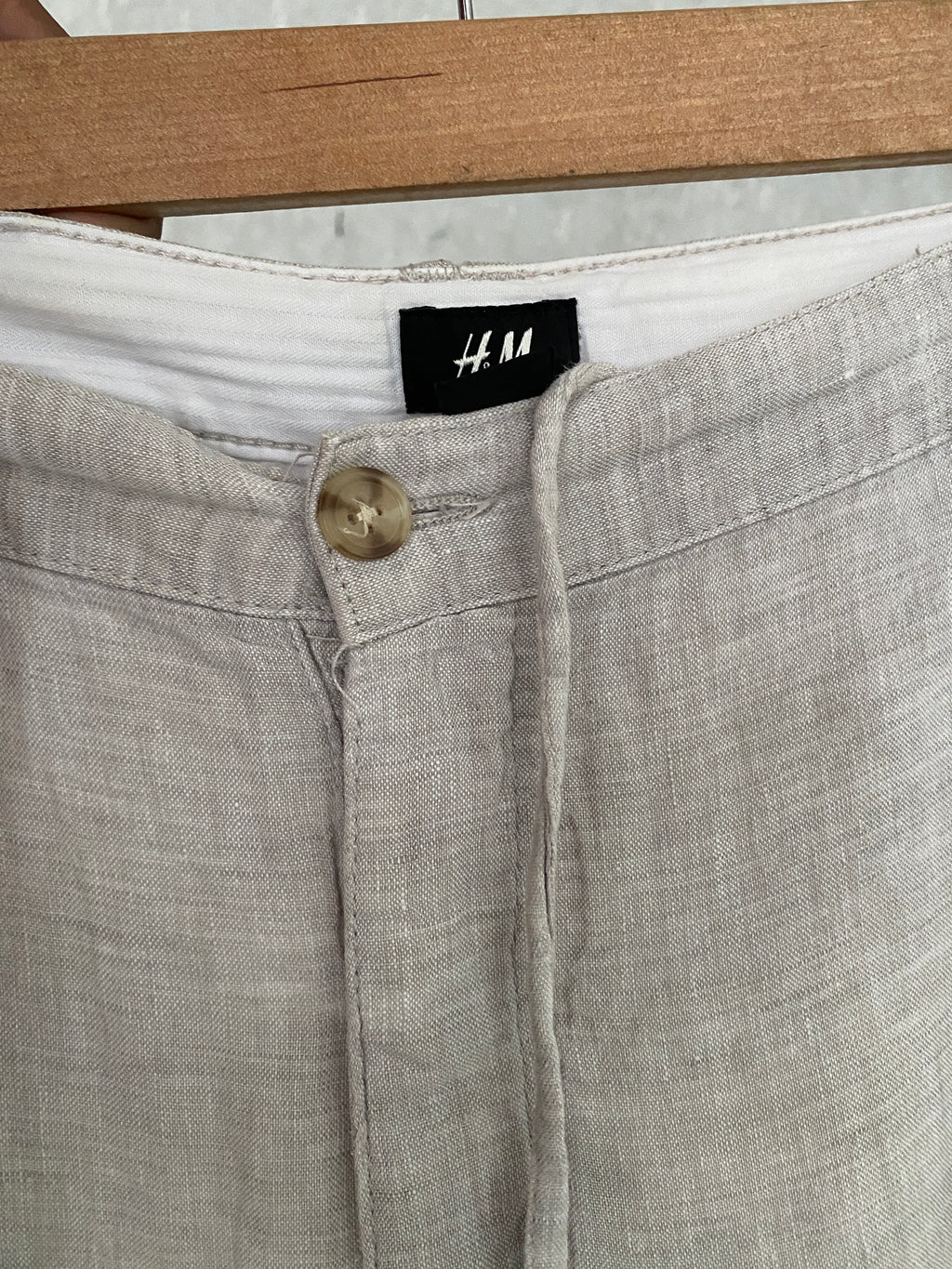 LINEN PANT - L