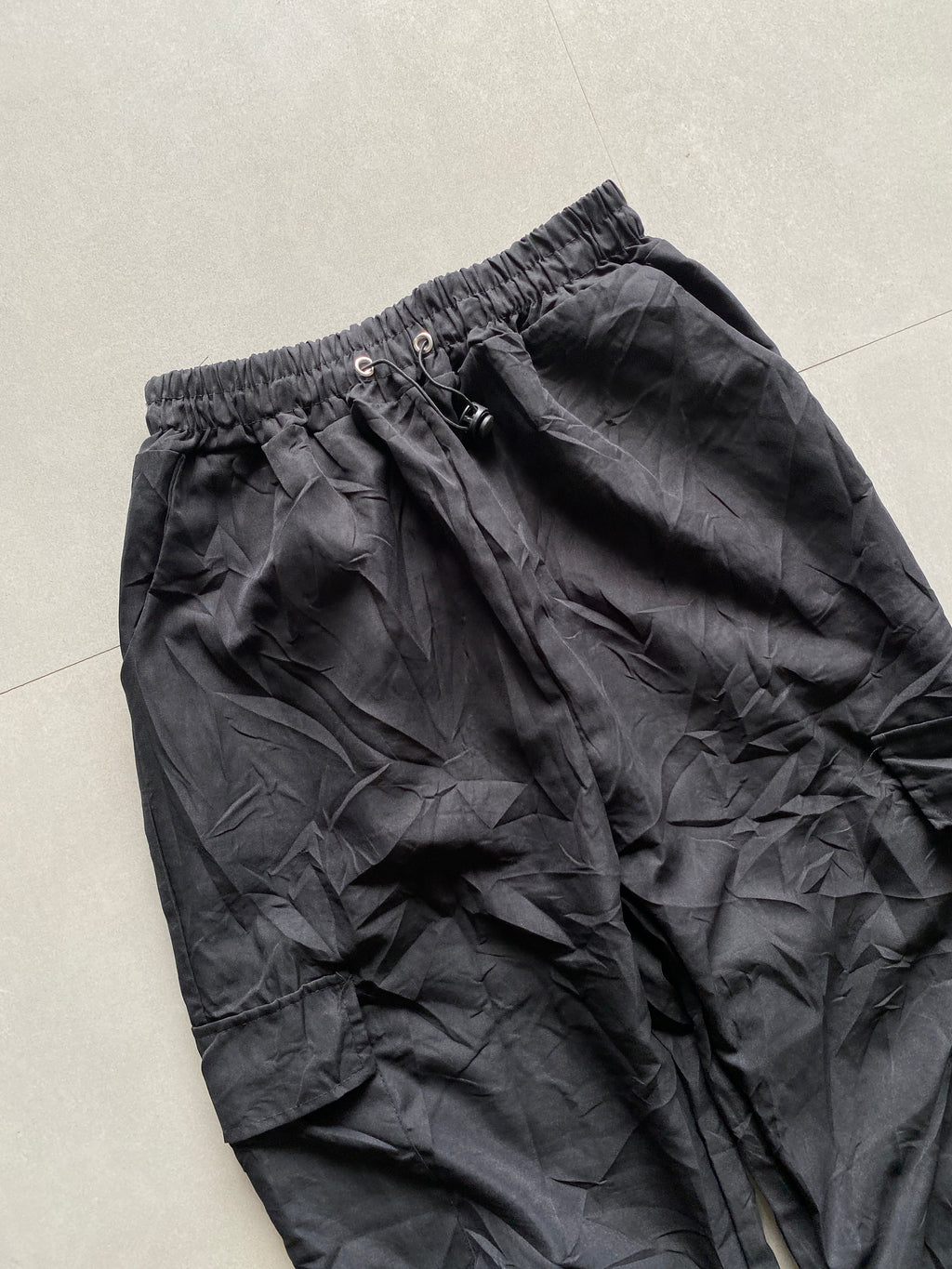 VINTAGE BAGGY CARGO TRACK PANT - M
