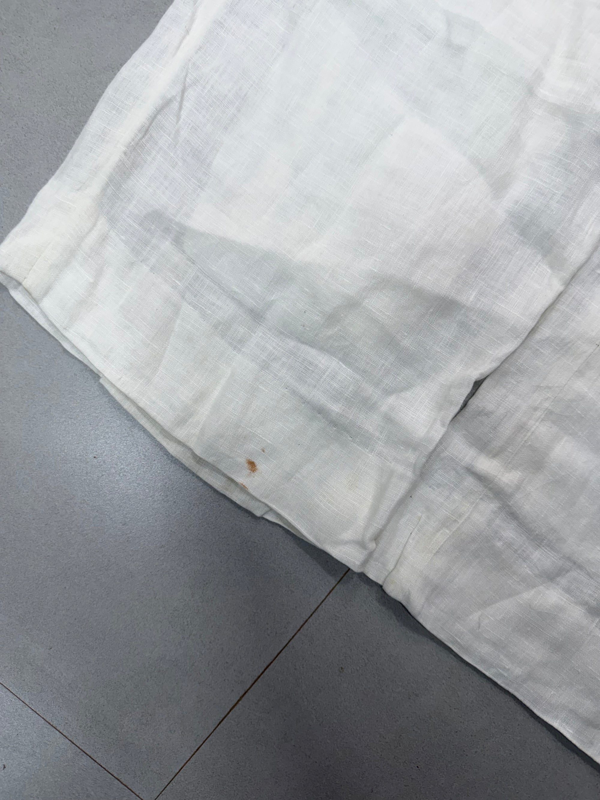 LNP47 BAGGY LINEN PANT - M