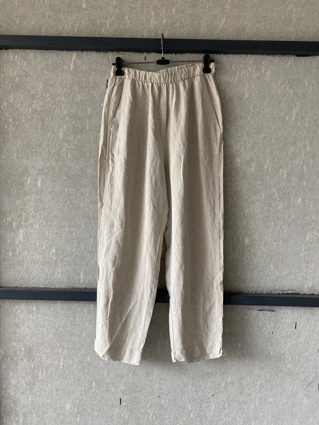 BAGGY LINEN PANT - S