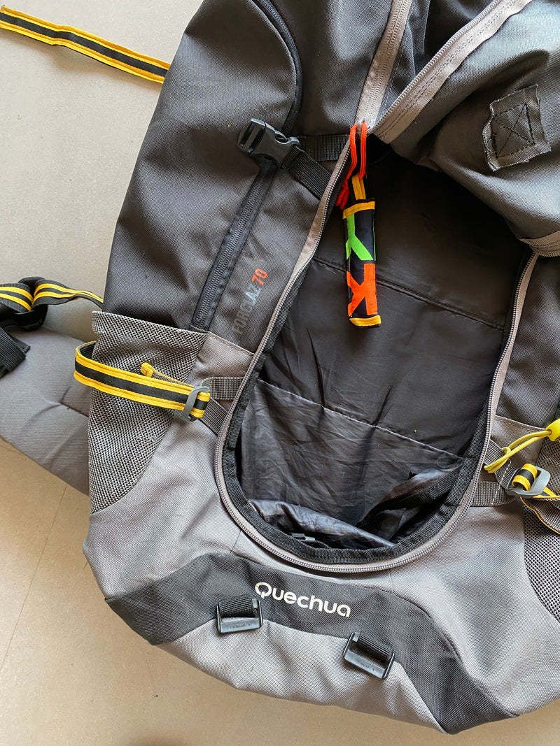 QUECHUA FORCLAZ 70 TRAVEL BAG