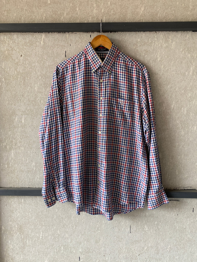 GANT CHECKERD SHIRT - M