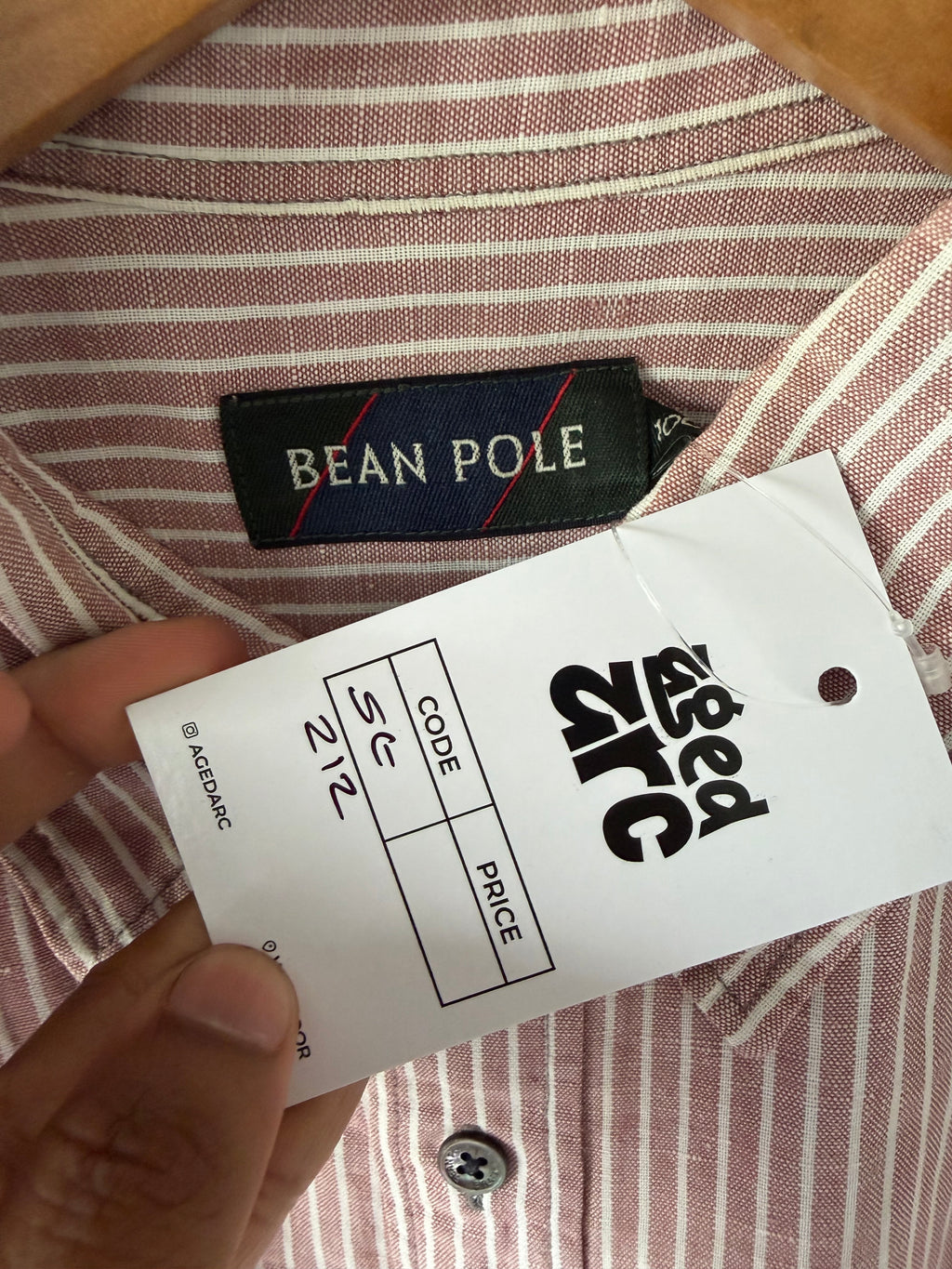 BEANPOLE CHEKERD SHIRT ST212 - L
