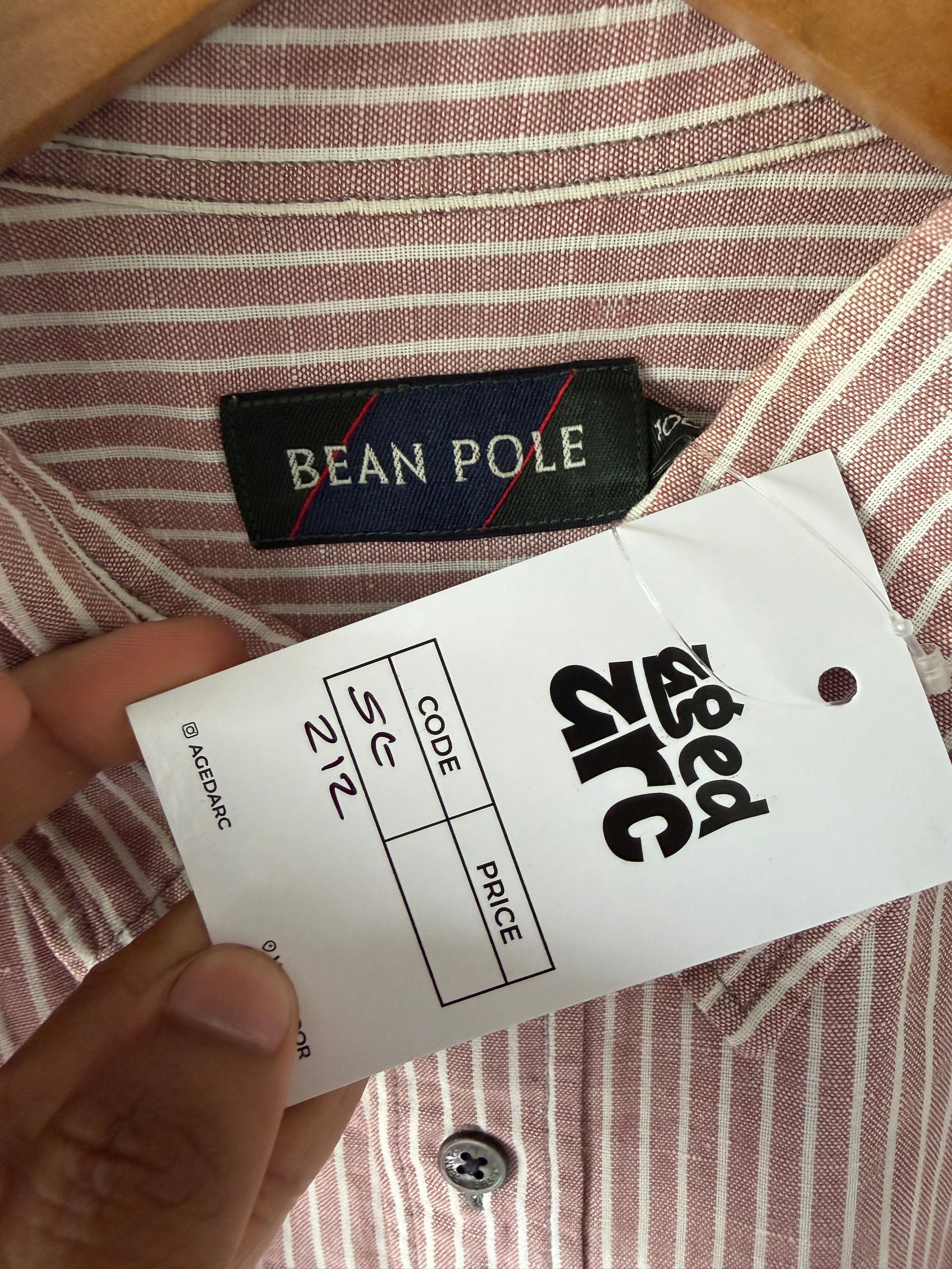 BEANPOLE CHEKERD SHIRT ST212 - L