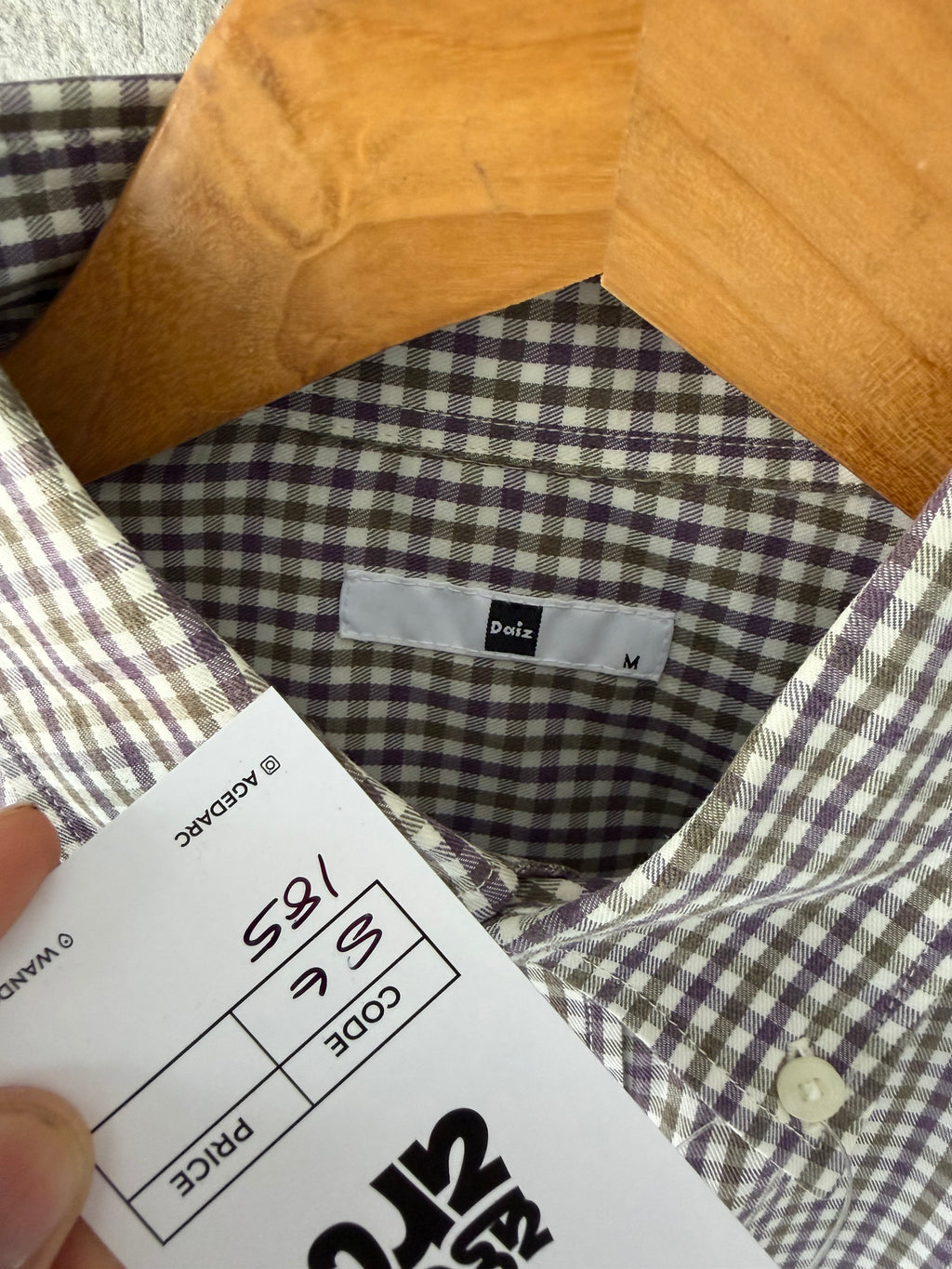 DIAZ CHECKERD SHIRT ST185 - M